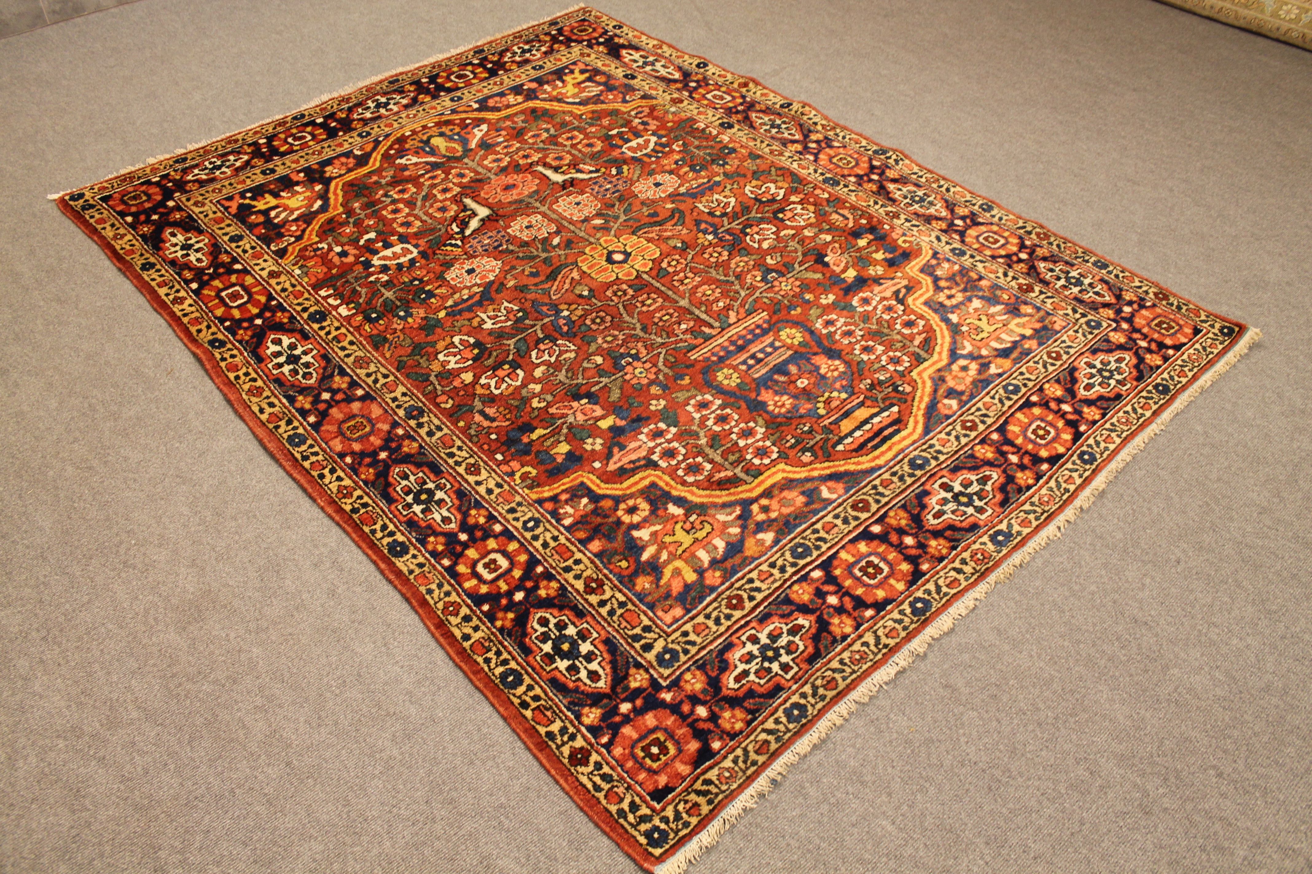 Antique Bakhtiari rug