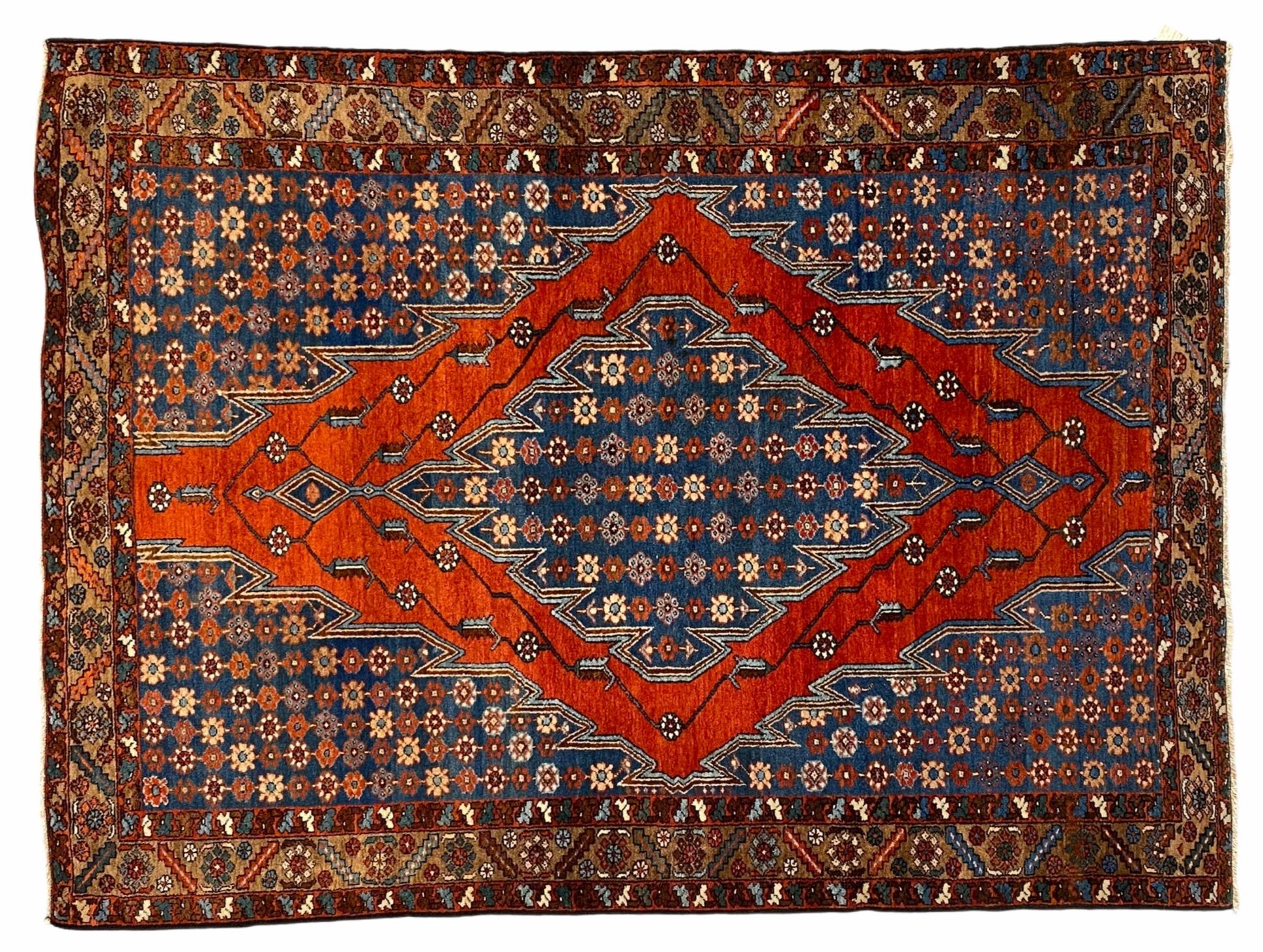 Antique Mazlaghan rug