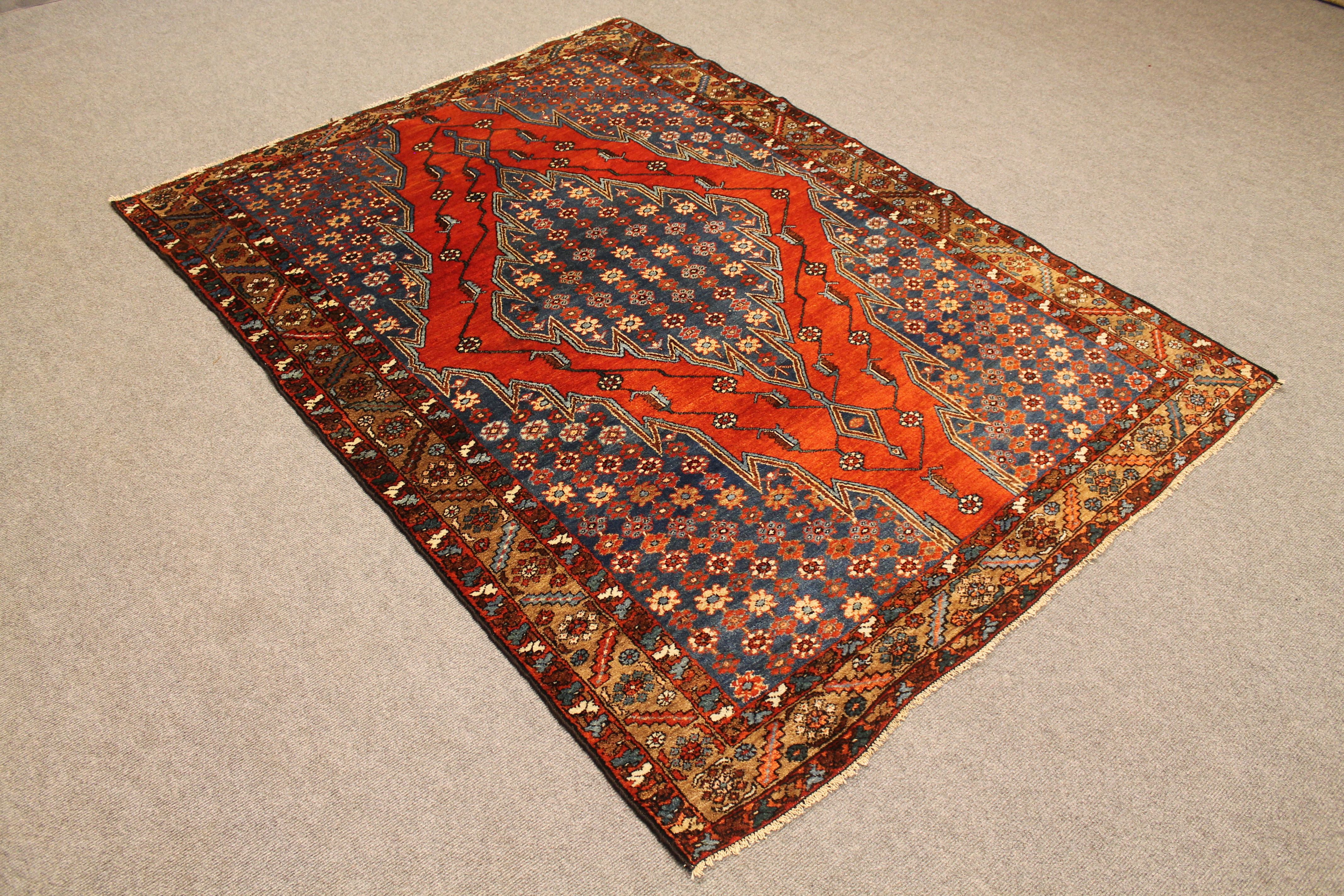 Antique Mazlaghan rug