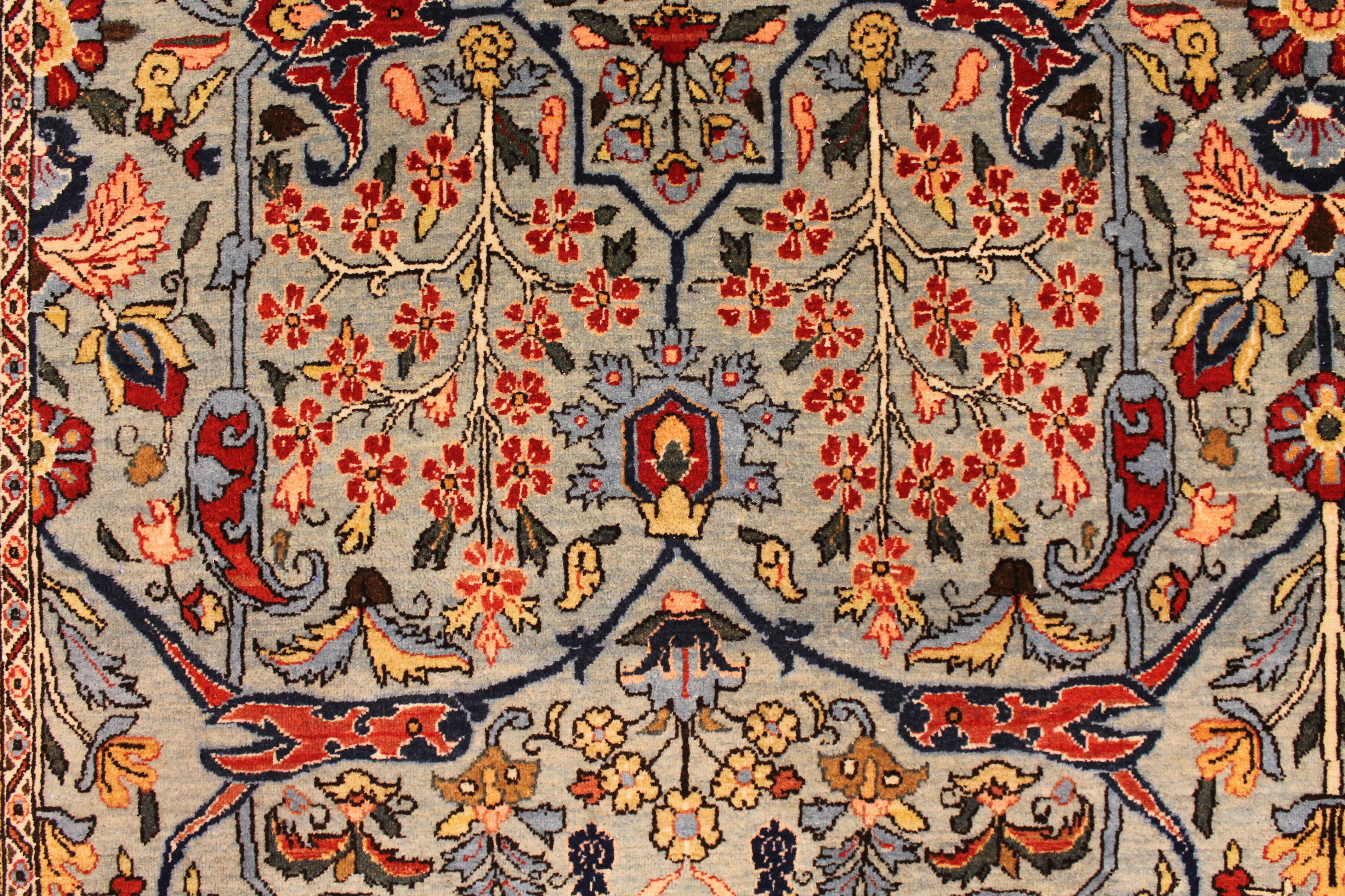 Antique Qom carpet