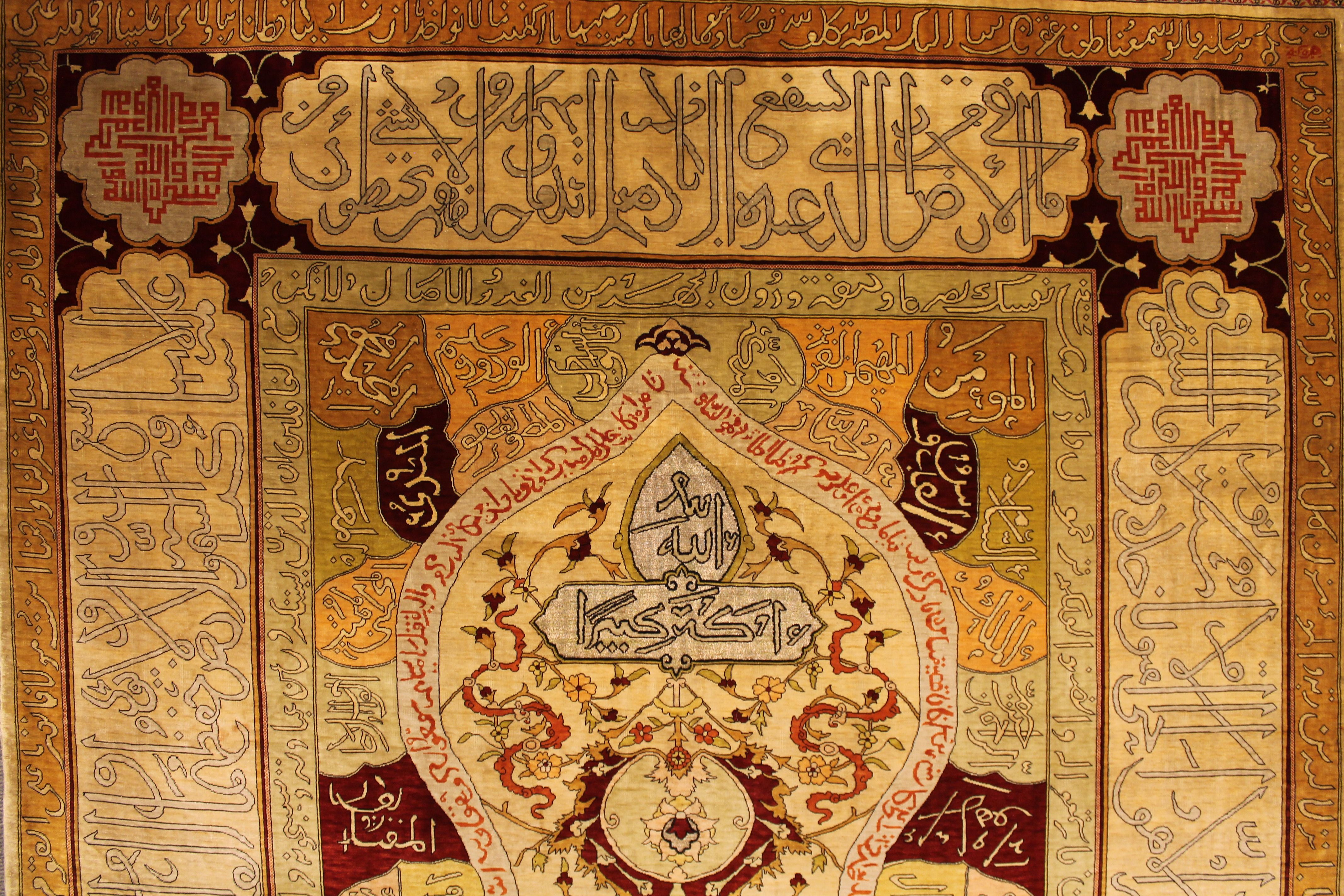 Top Kapi silk rug