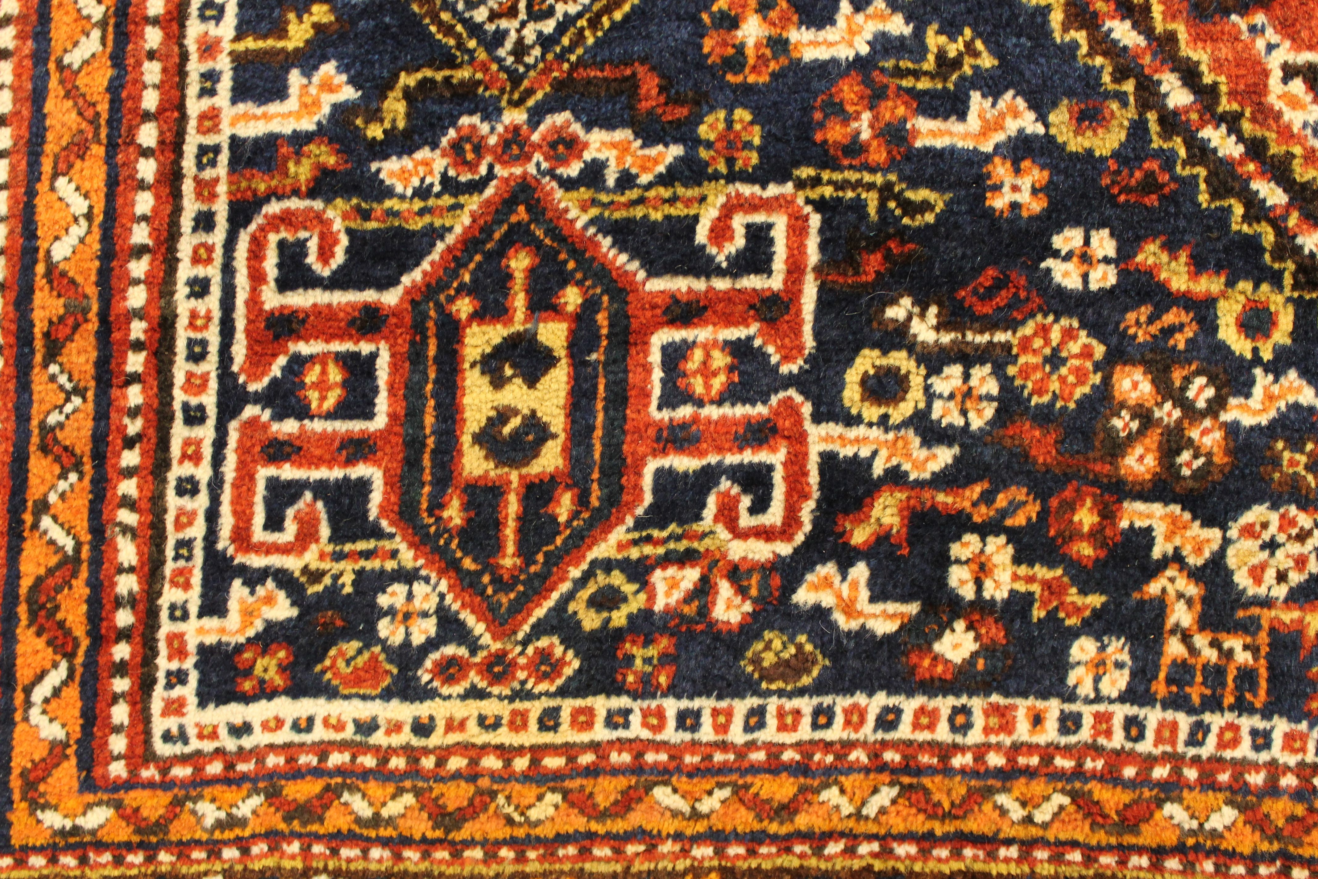 Antique Qashqai rug