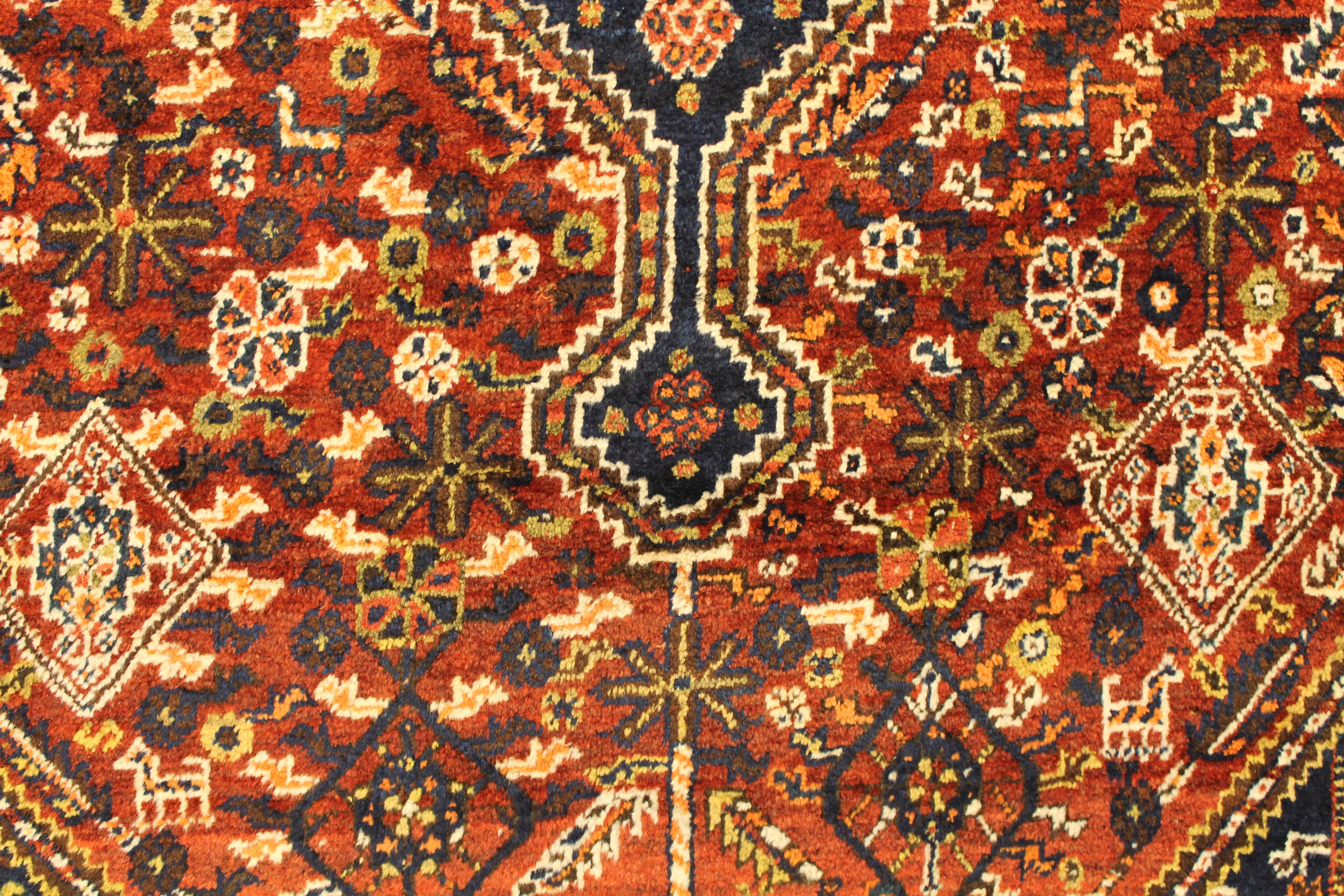 Antique Qashqai rug