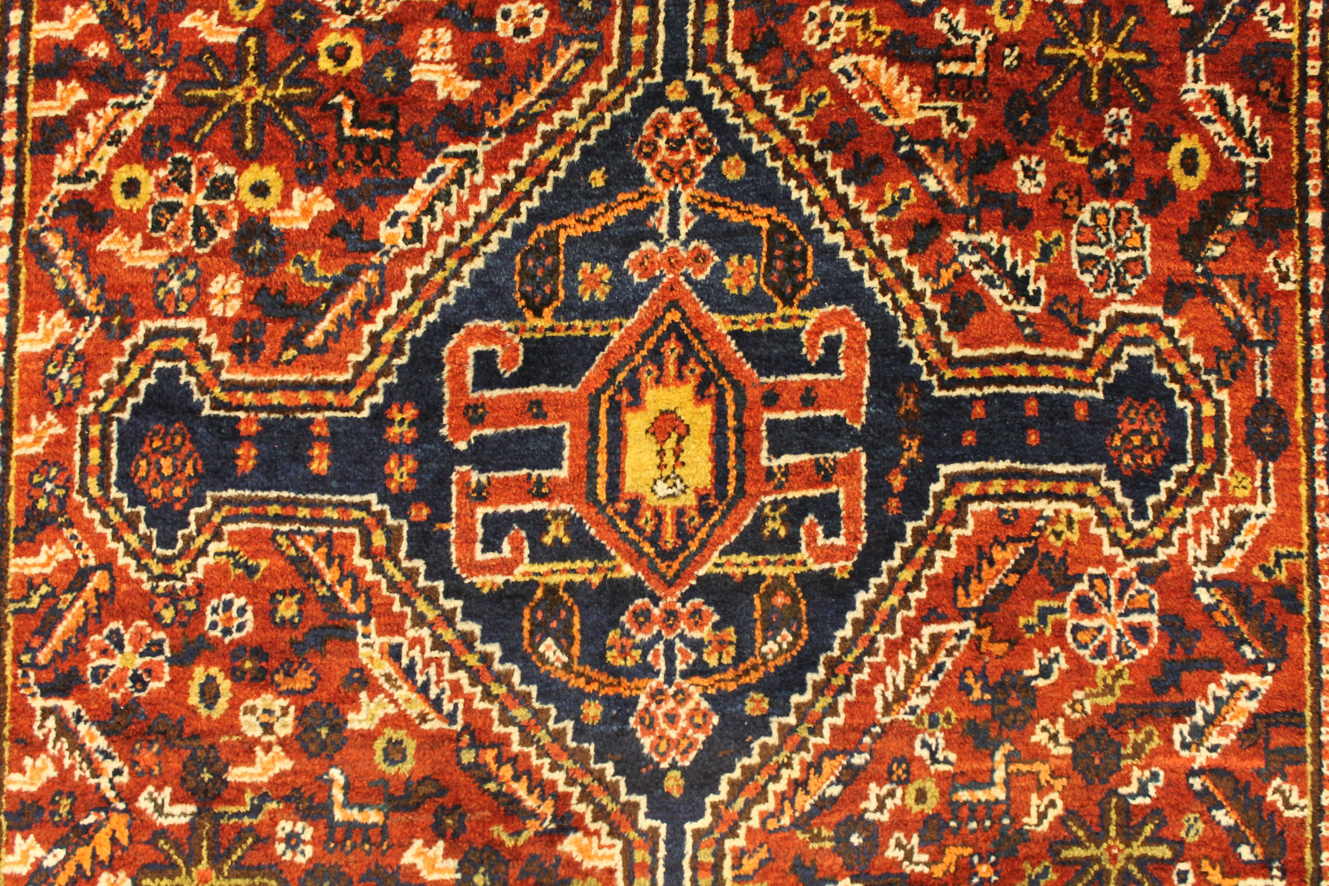 Antique Qashqai rug