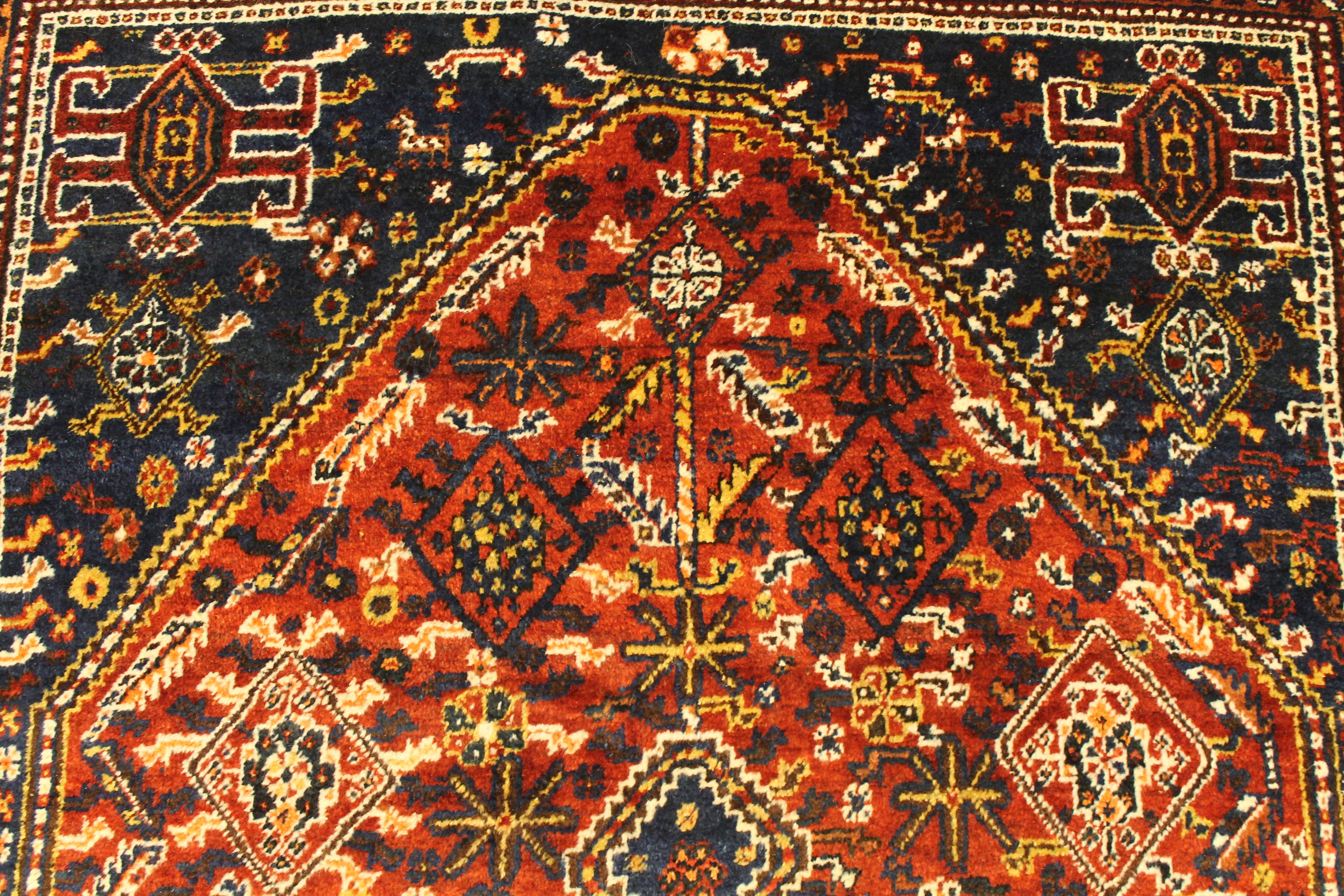 Antique Qashqai rug