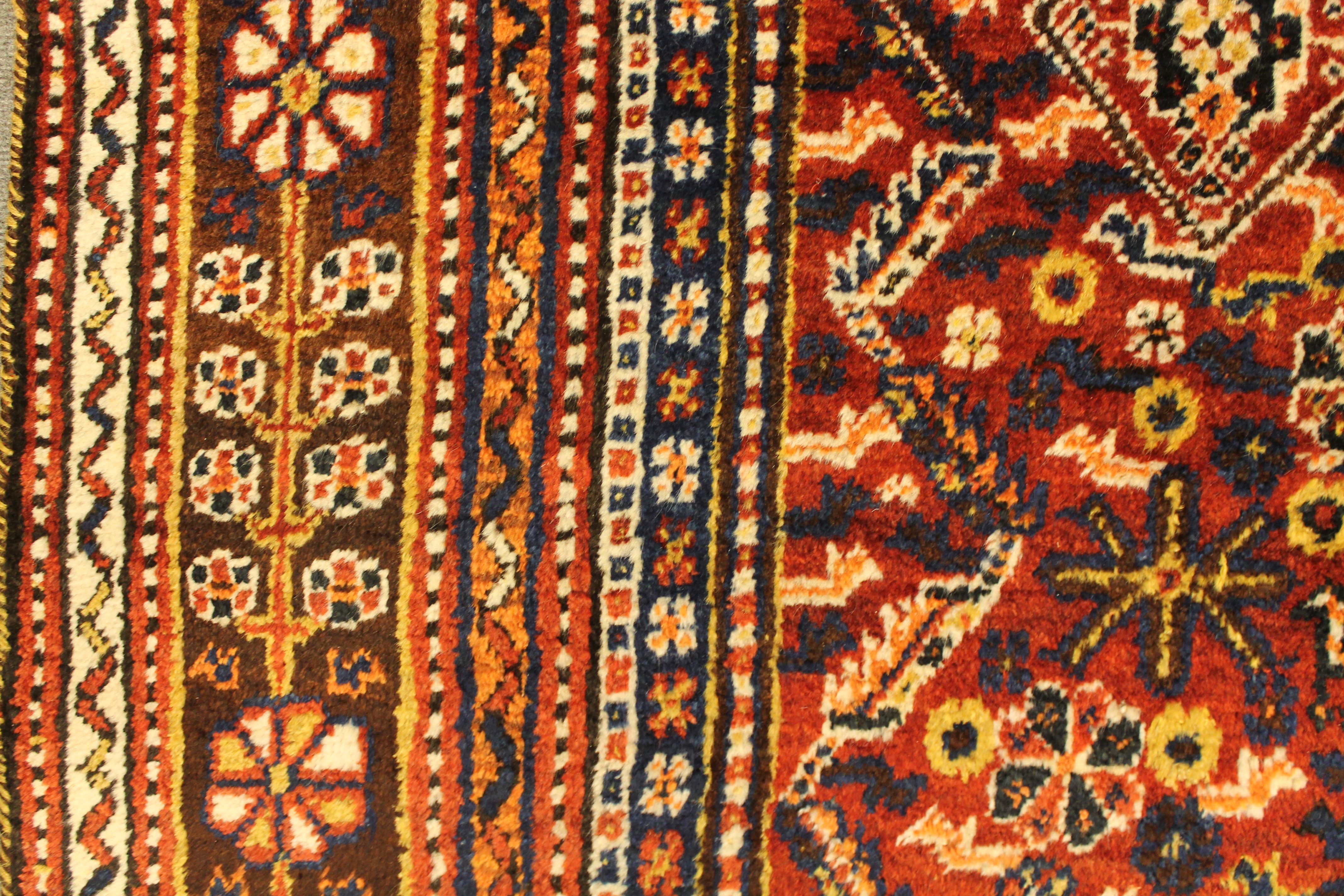 Antique Qashqai rug