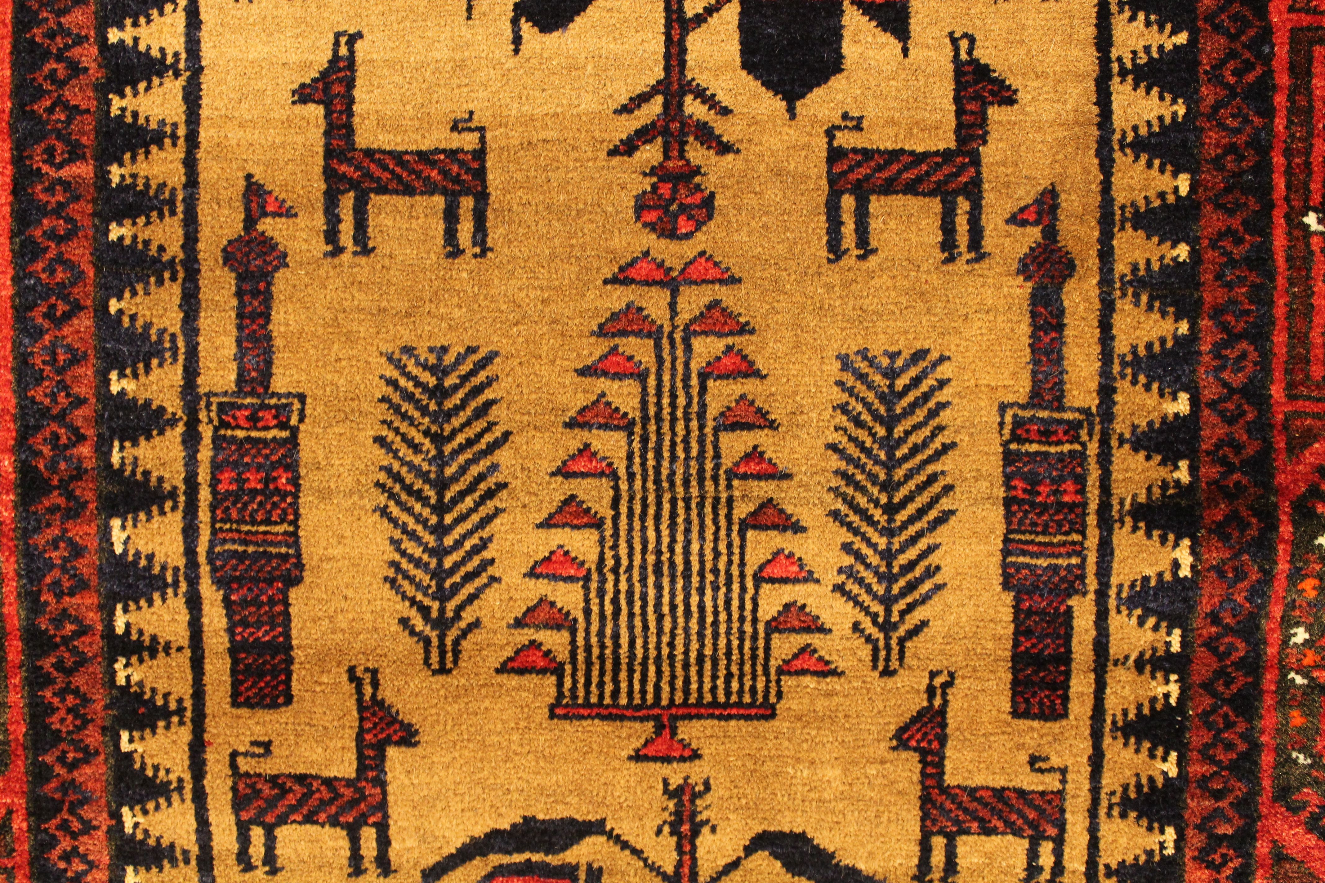 Antique Baluch rug