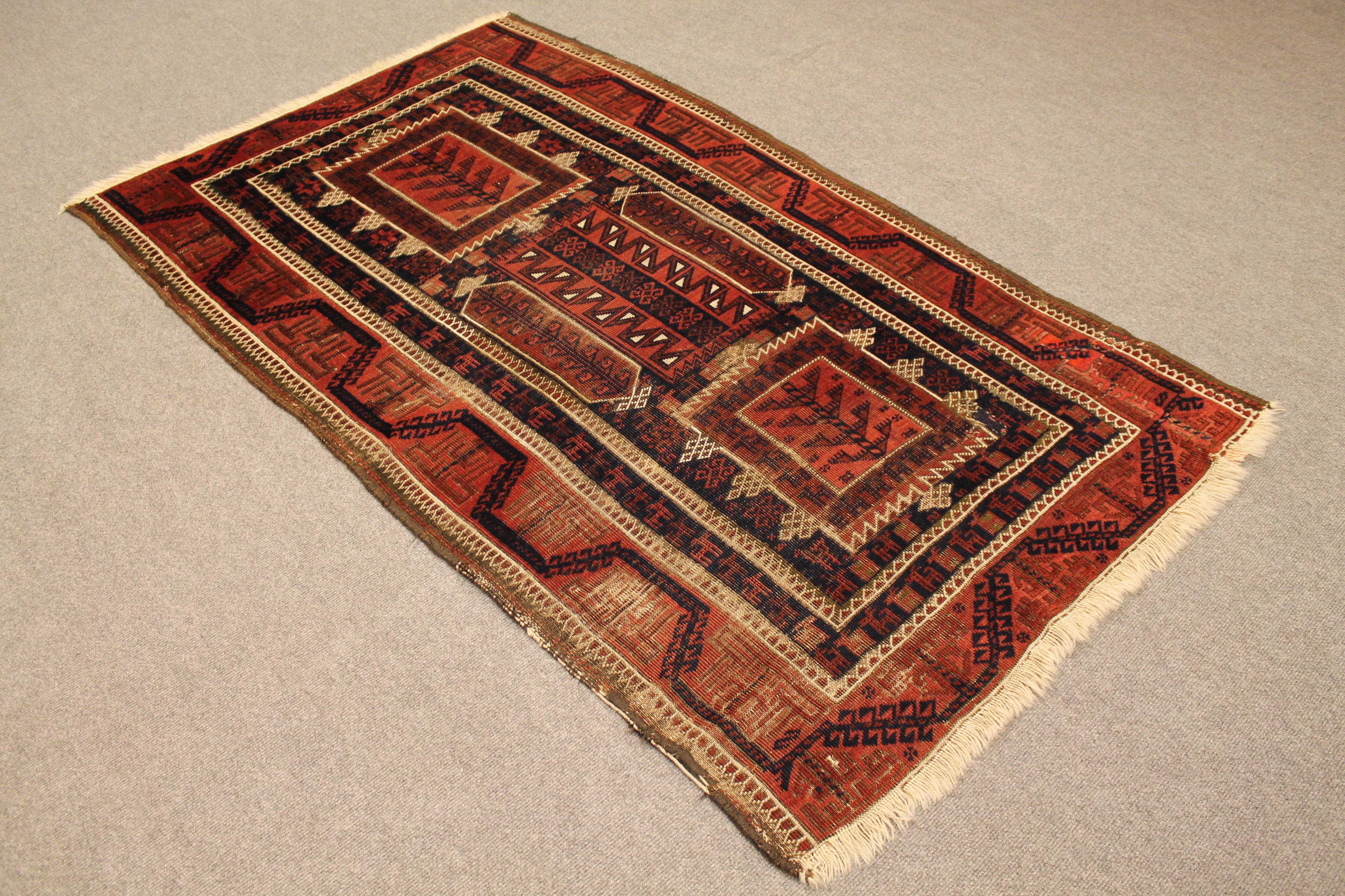 Antique Baluch rug