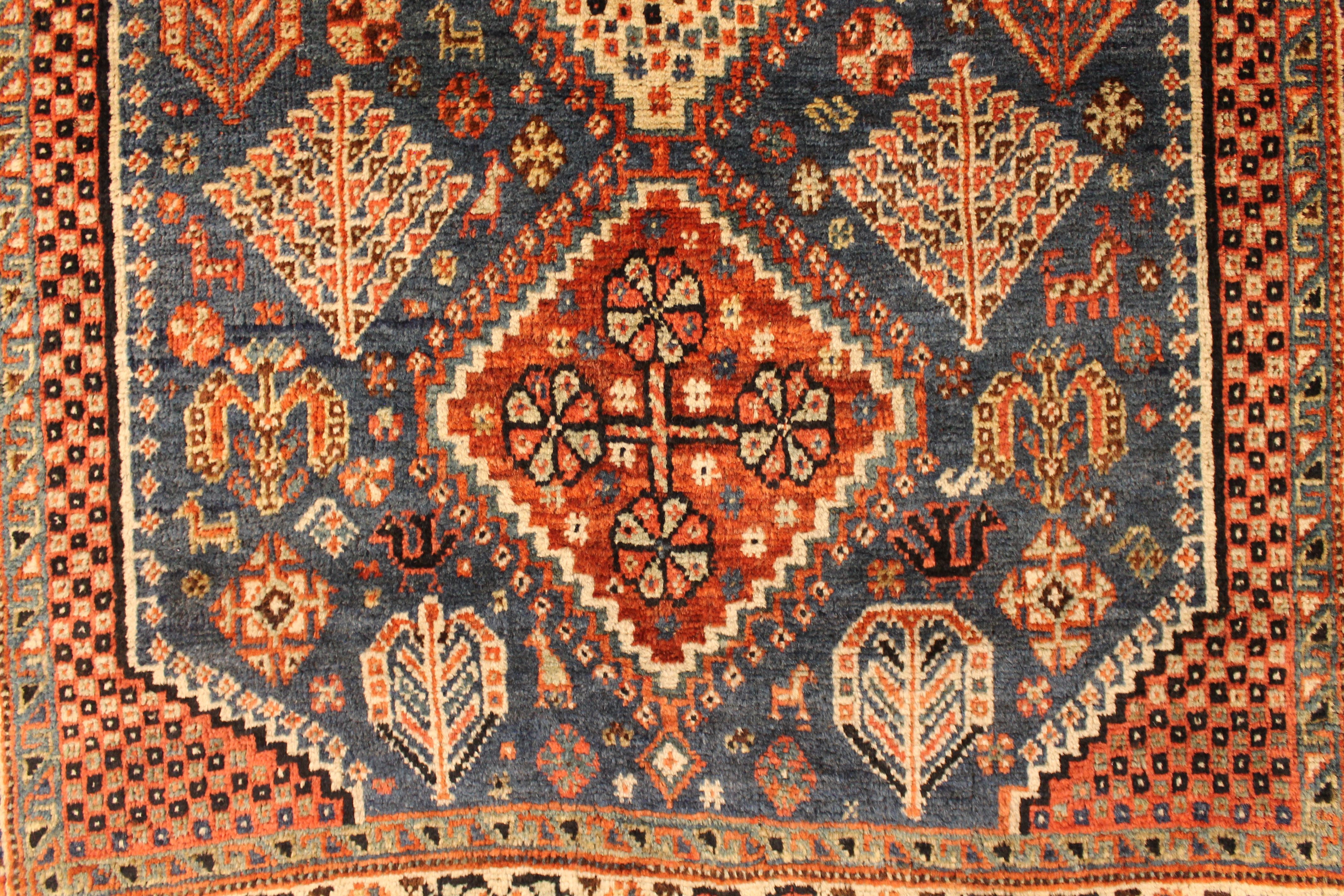 Antique Qashqai rug