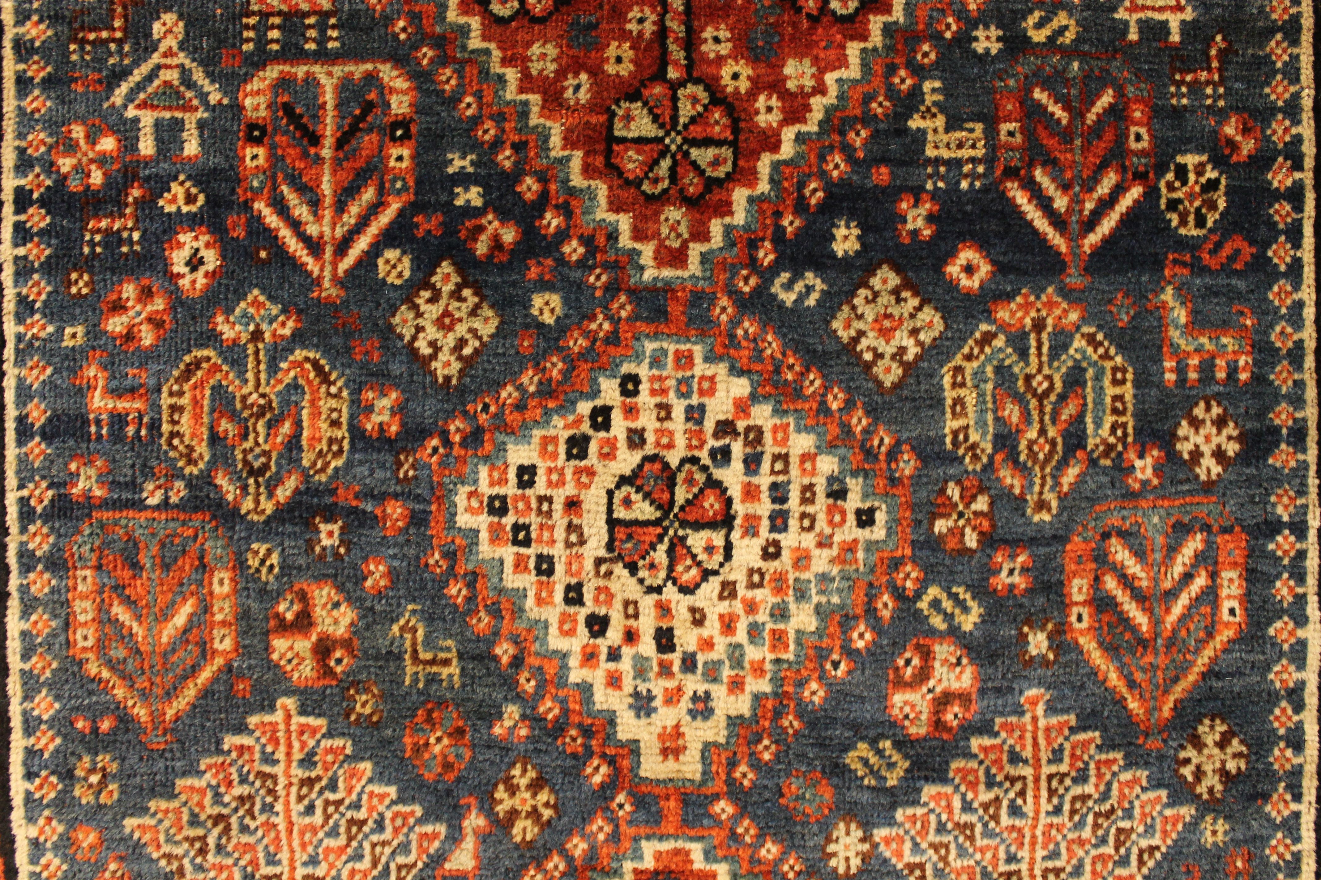 Antique Qashqai rug