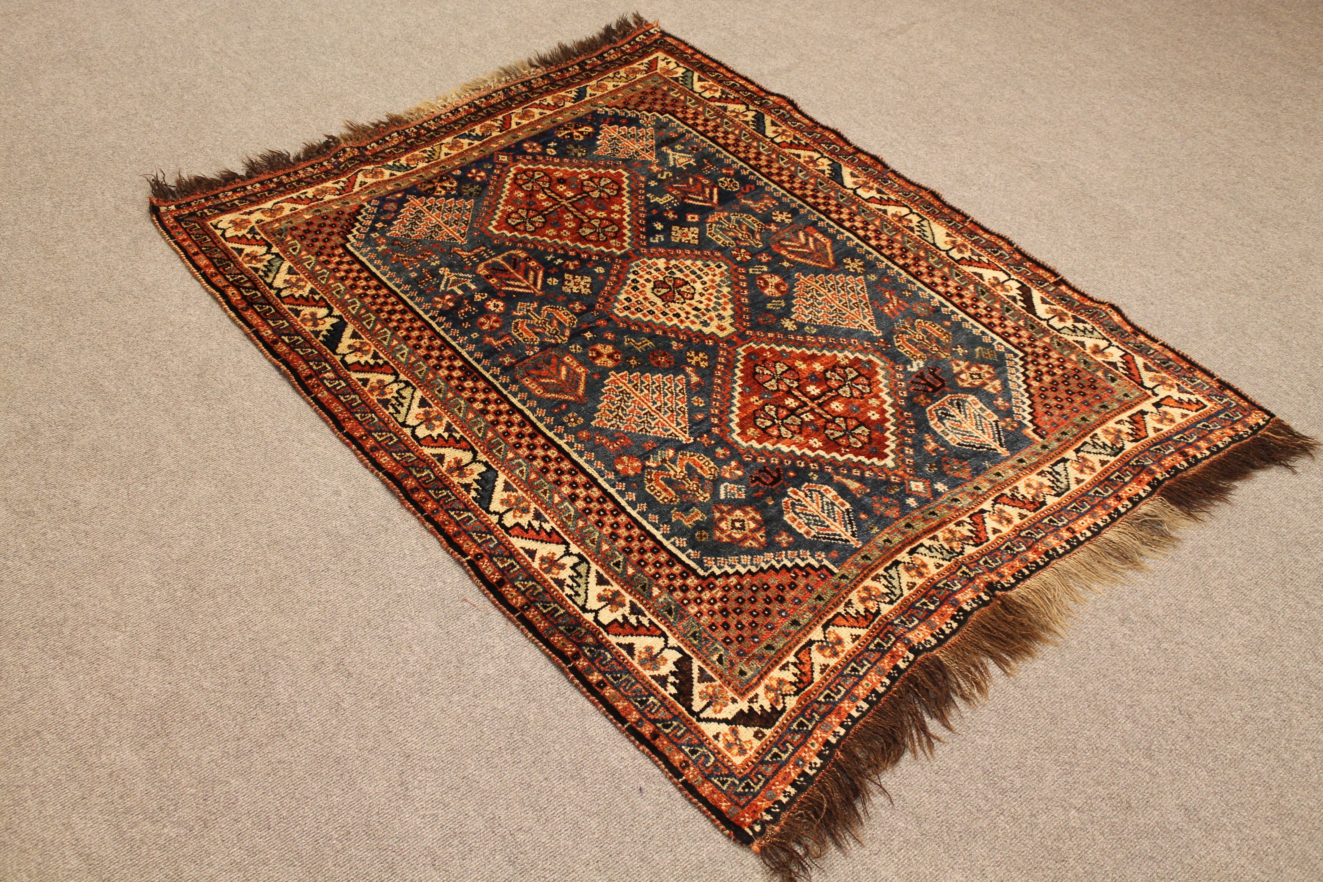 Antique Qashqai rug