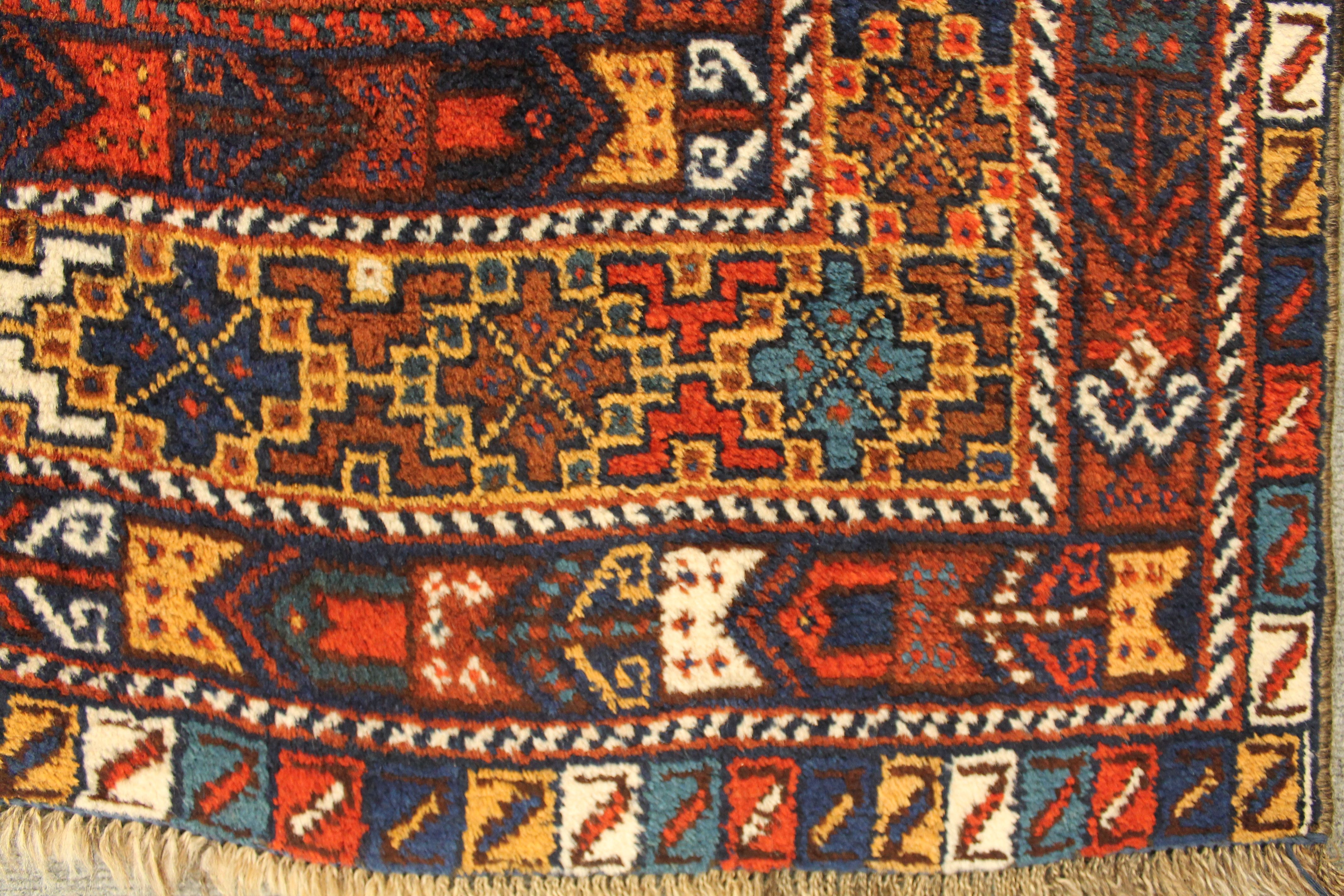 Antique Khamseh rug