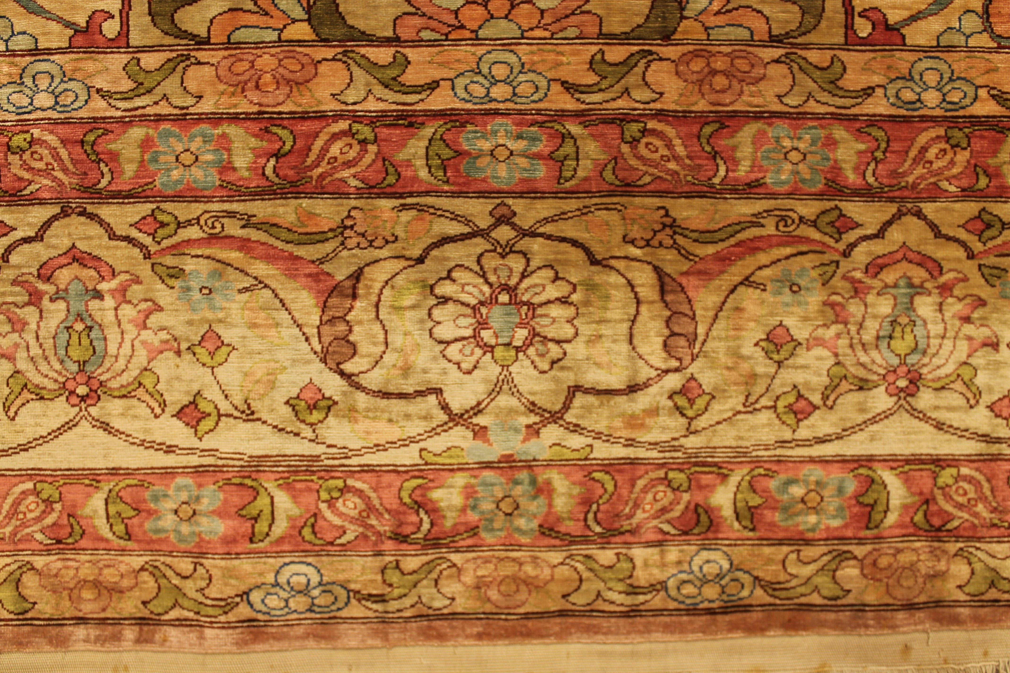 Silk Hereke rug