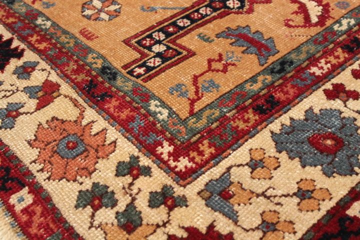 Antique Turkish Ushah rug