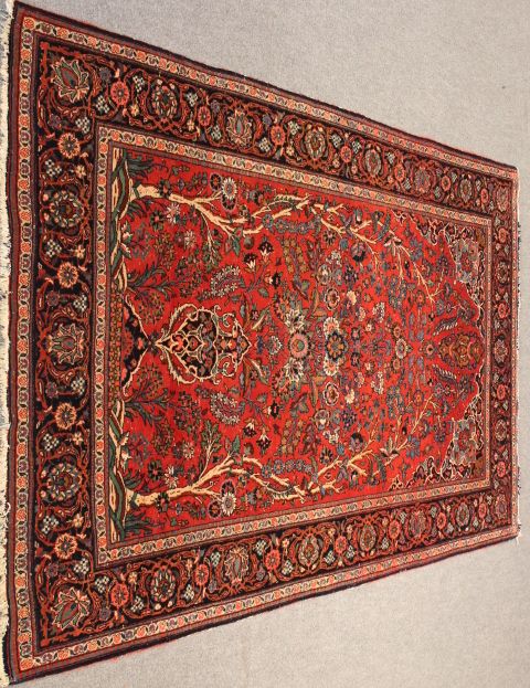 Antique Kashan rug
