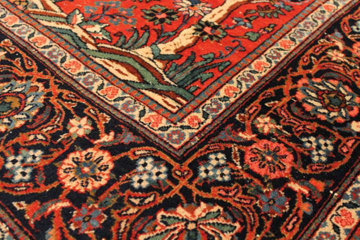 Antique Kashan rug