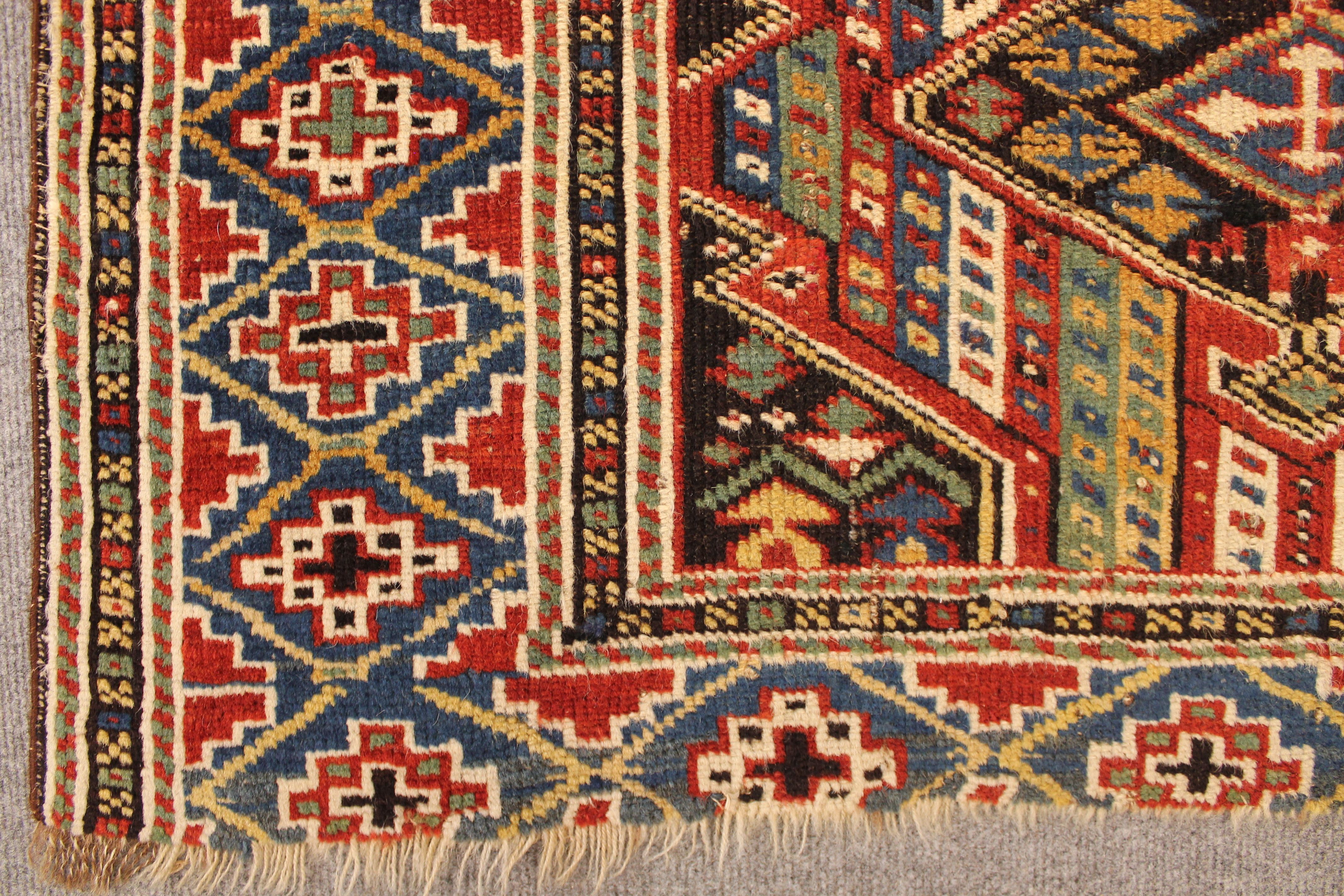 Antique Shiravan rug