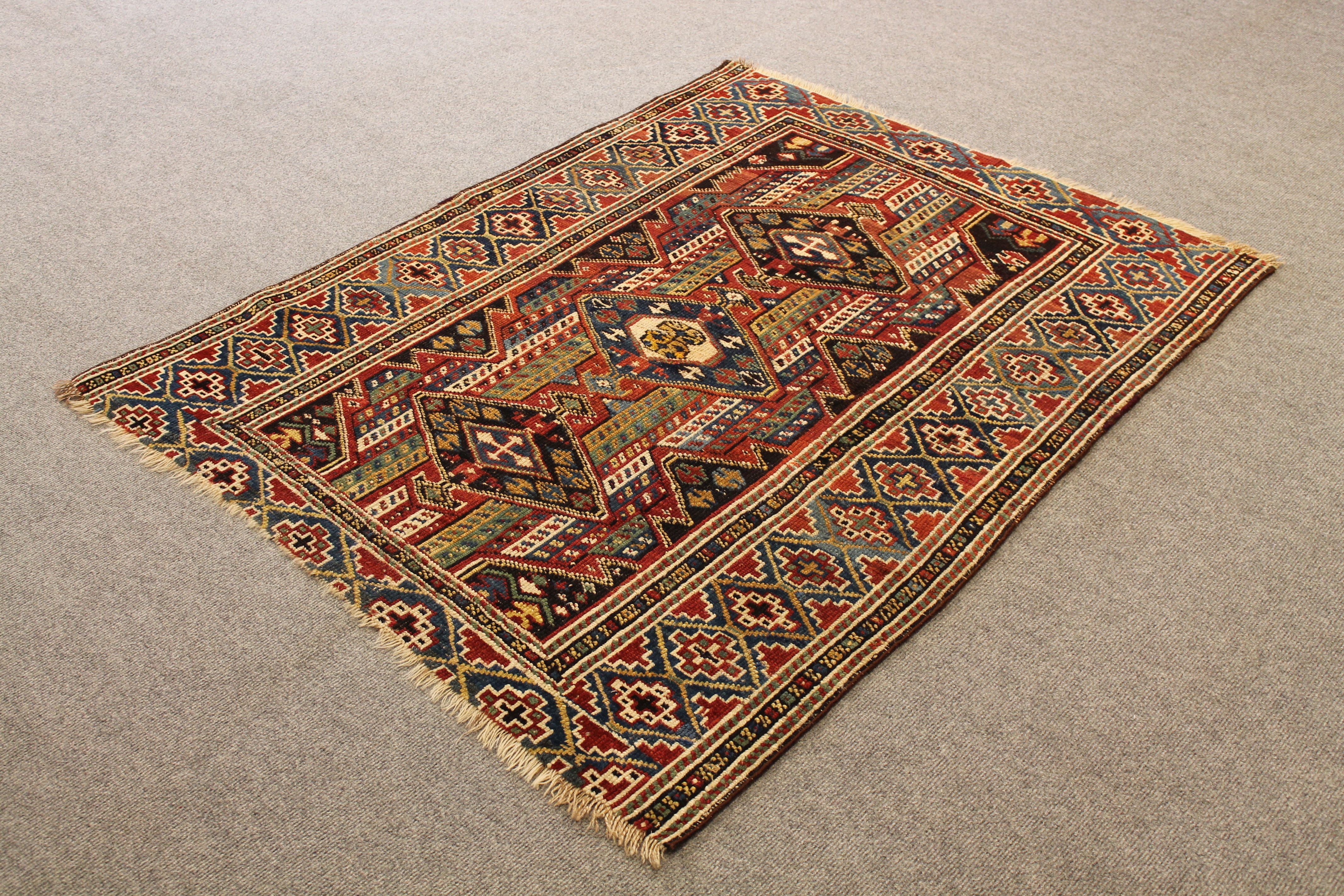 Antique Shiravan rug