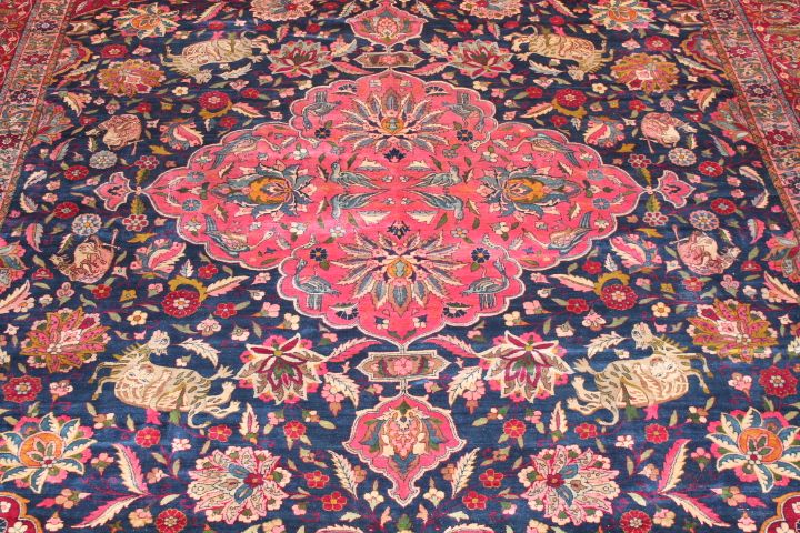 Antique Tehrani carpet