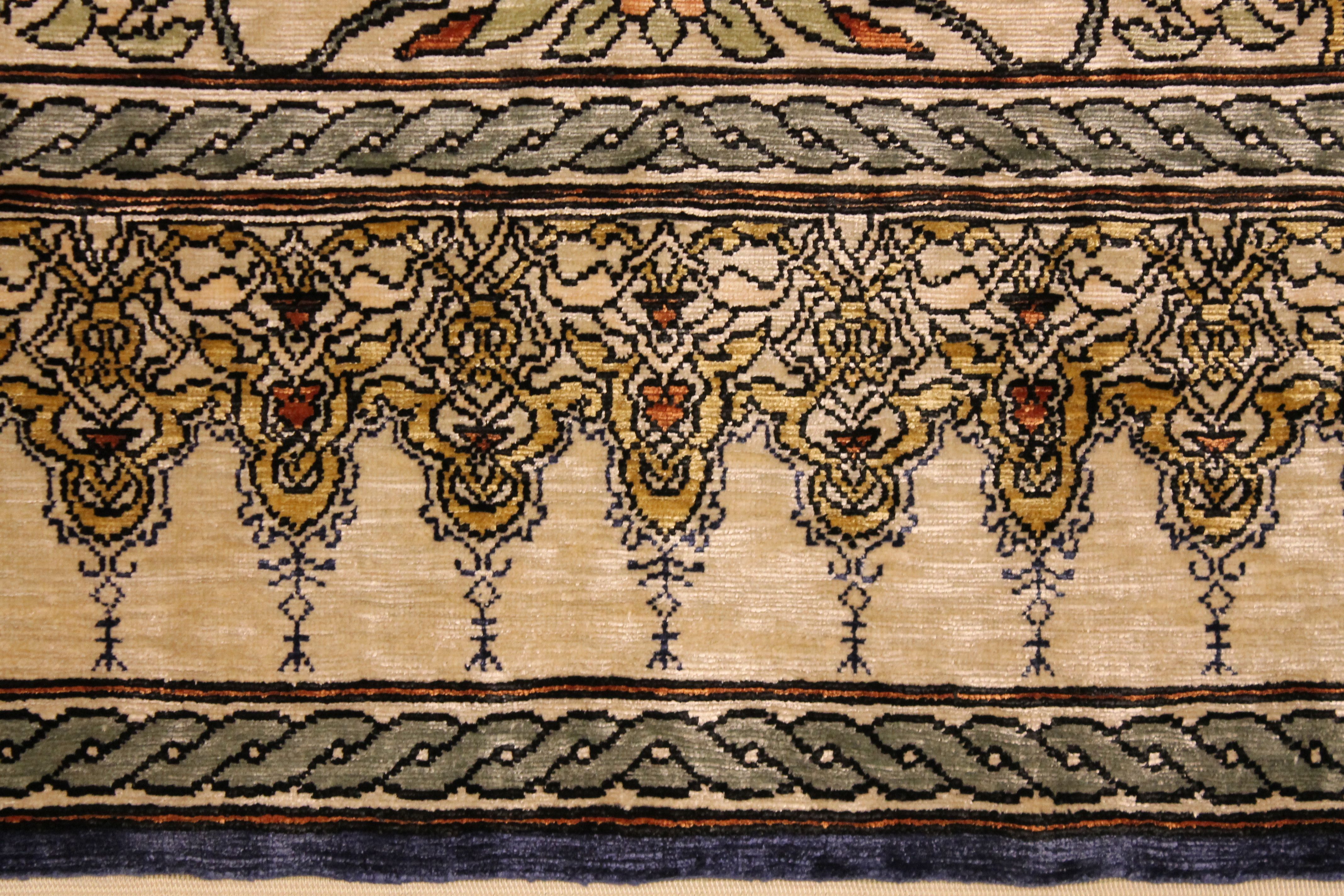 Silk Hereke rug