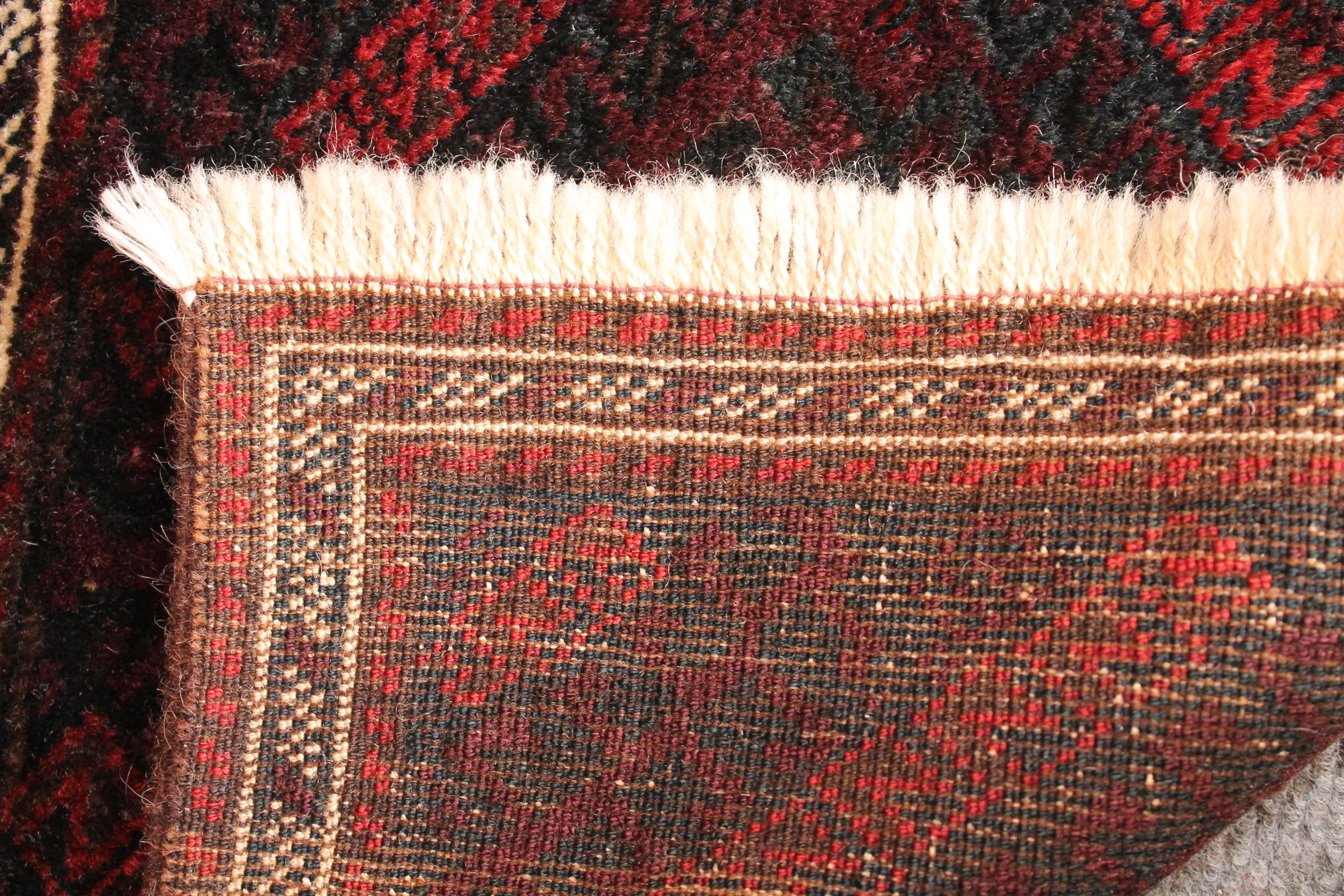 Antique Baluch bag face