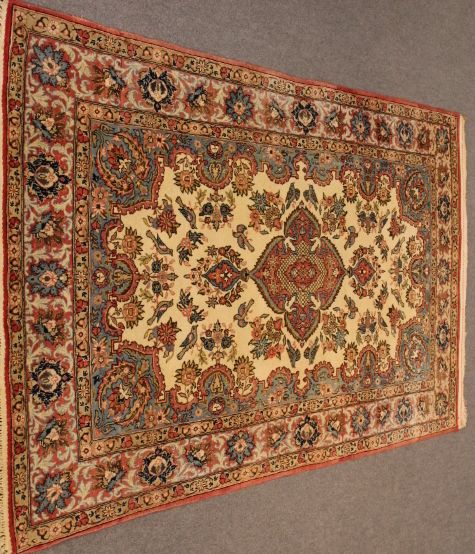 Antique Qom rug