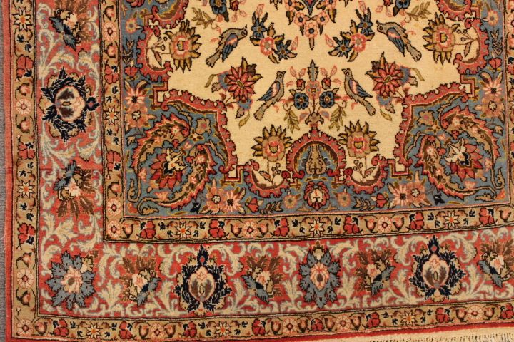 Antique Qom rug