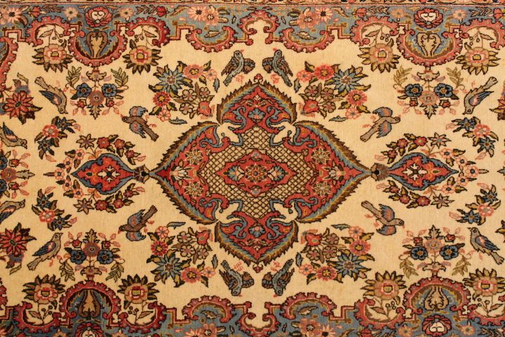 Antique Qom rug