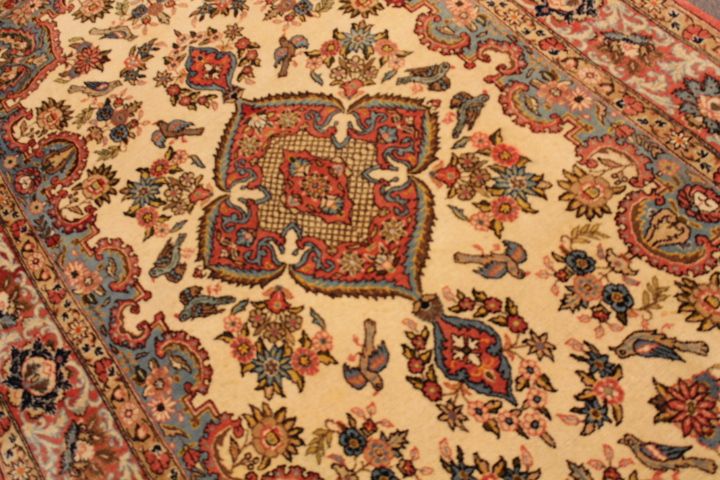 Antique Qom rug