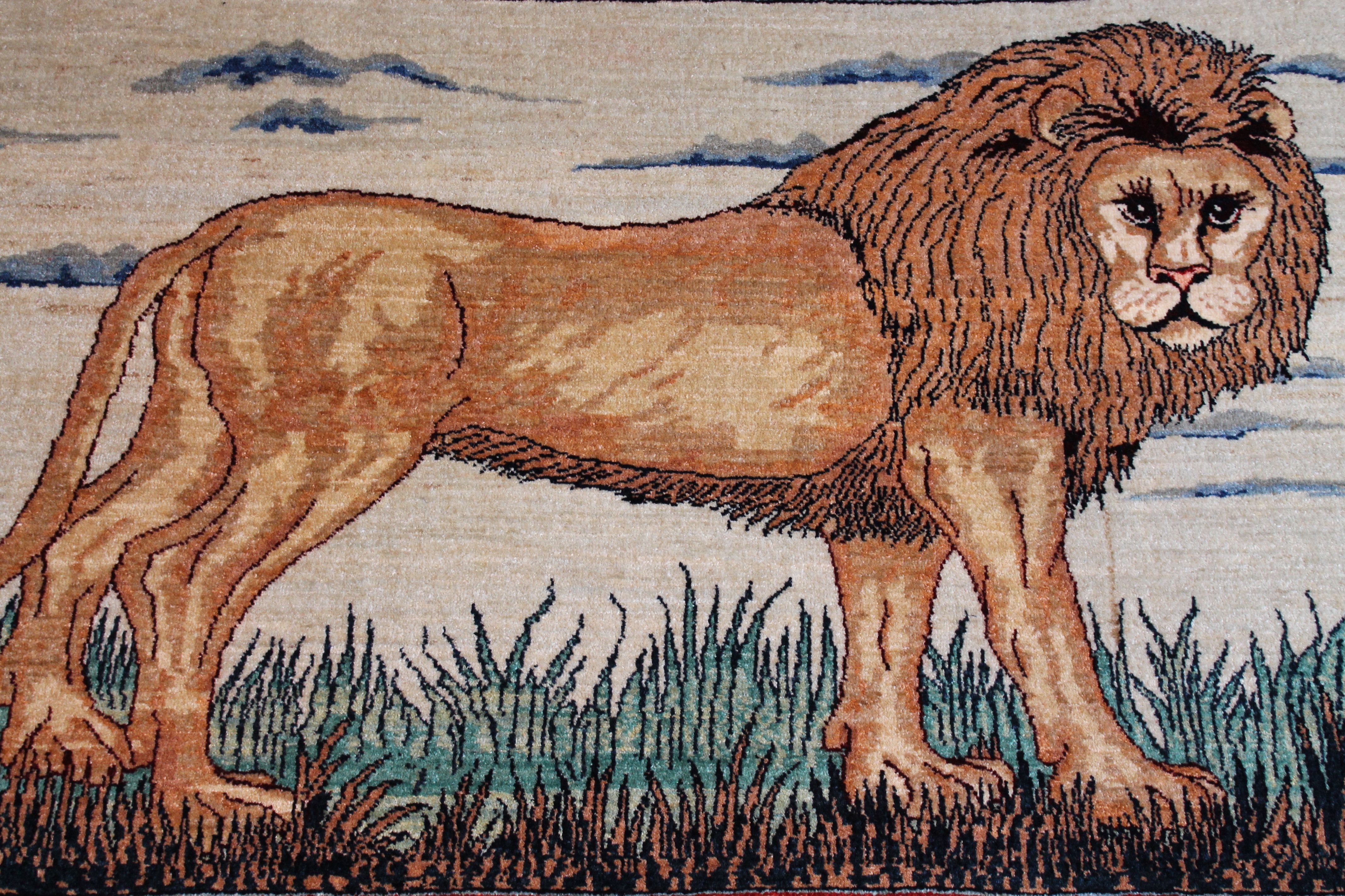 Bidjar Lion rug
