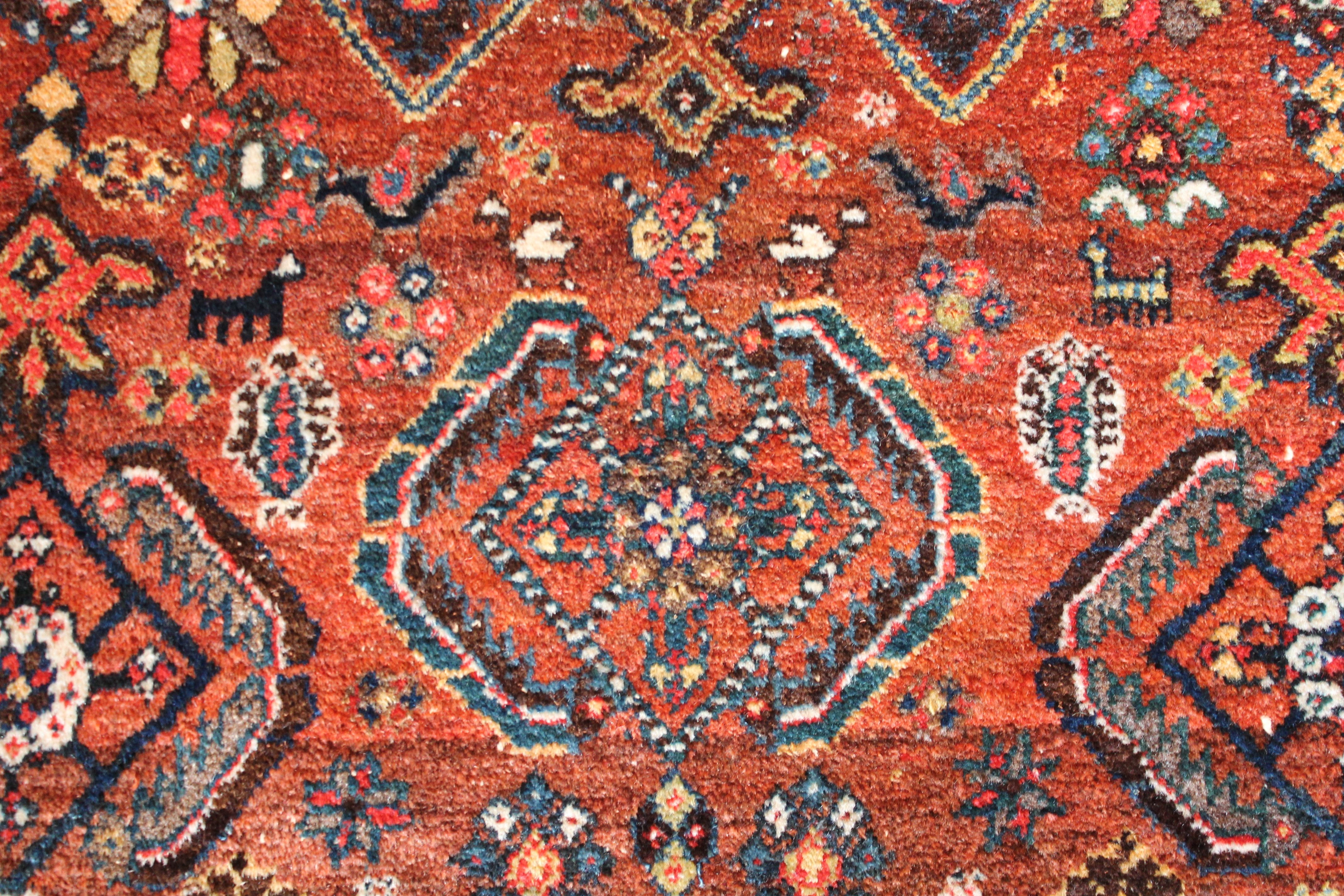 Antique Kashkoli rug