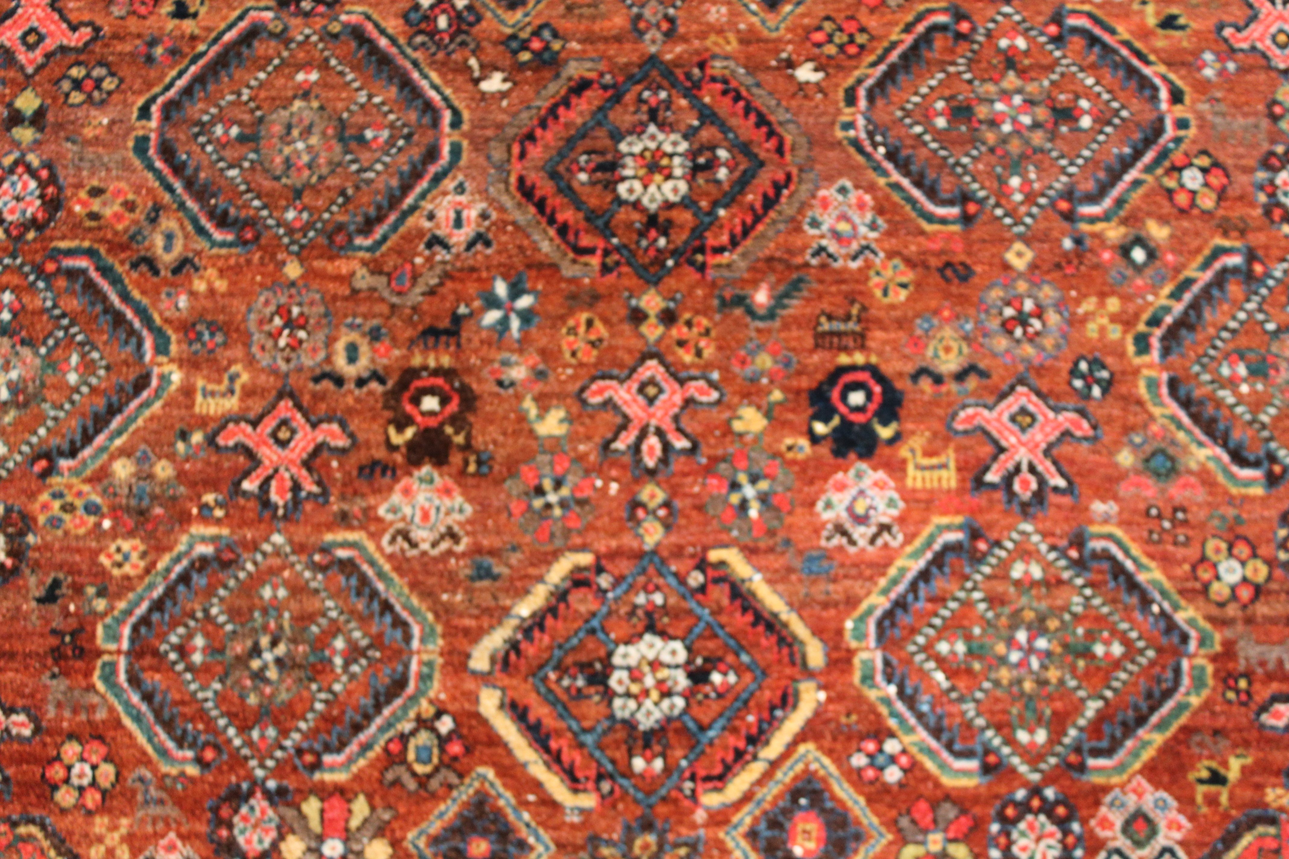 Antique Kashkoli rug