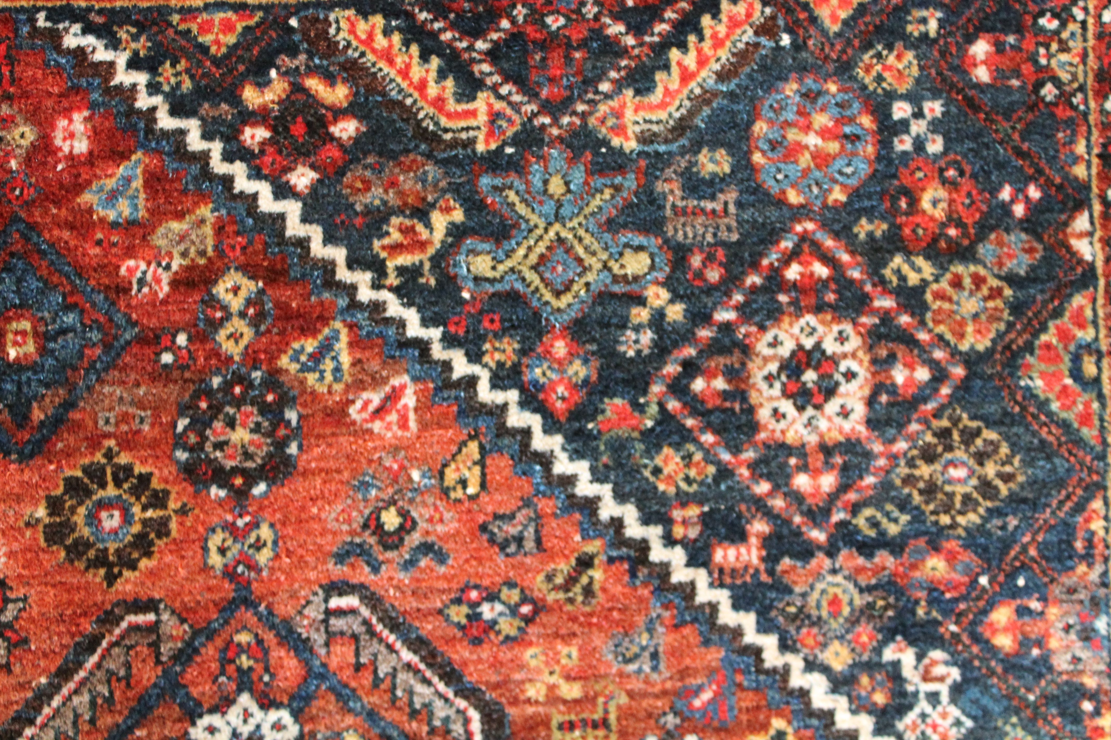 Antique Kashkoli rug