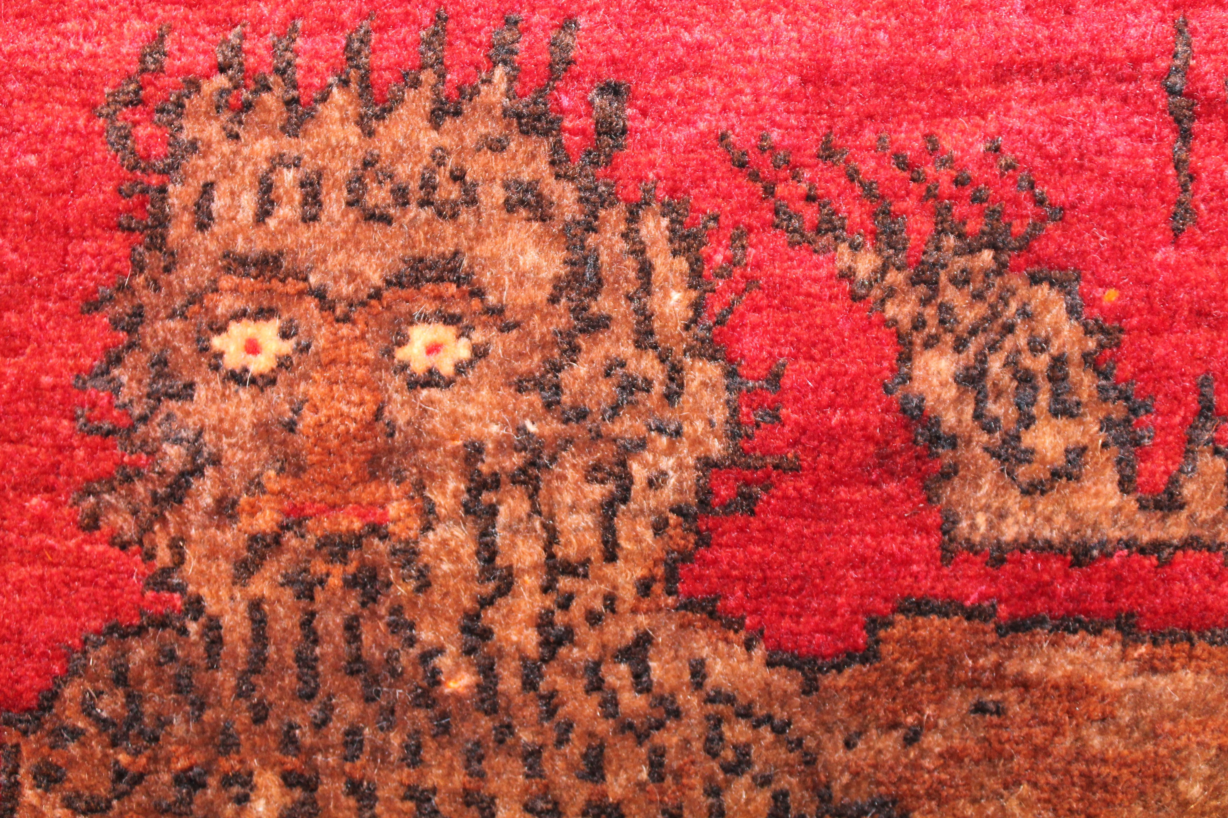 Turkish lion rug