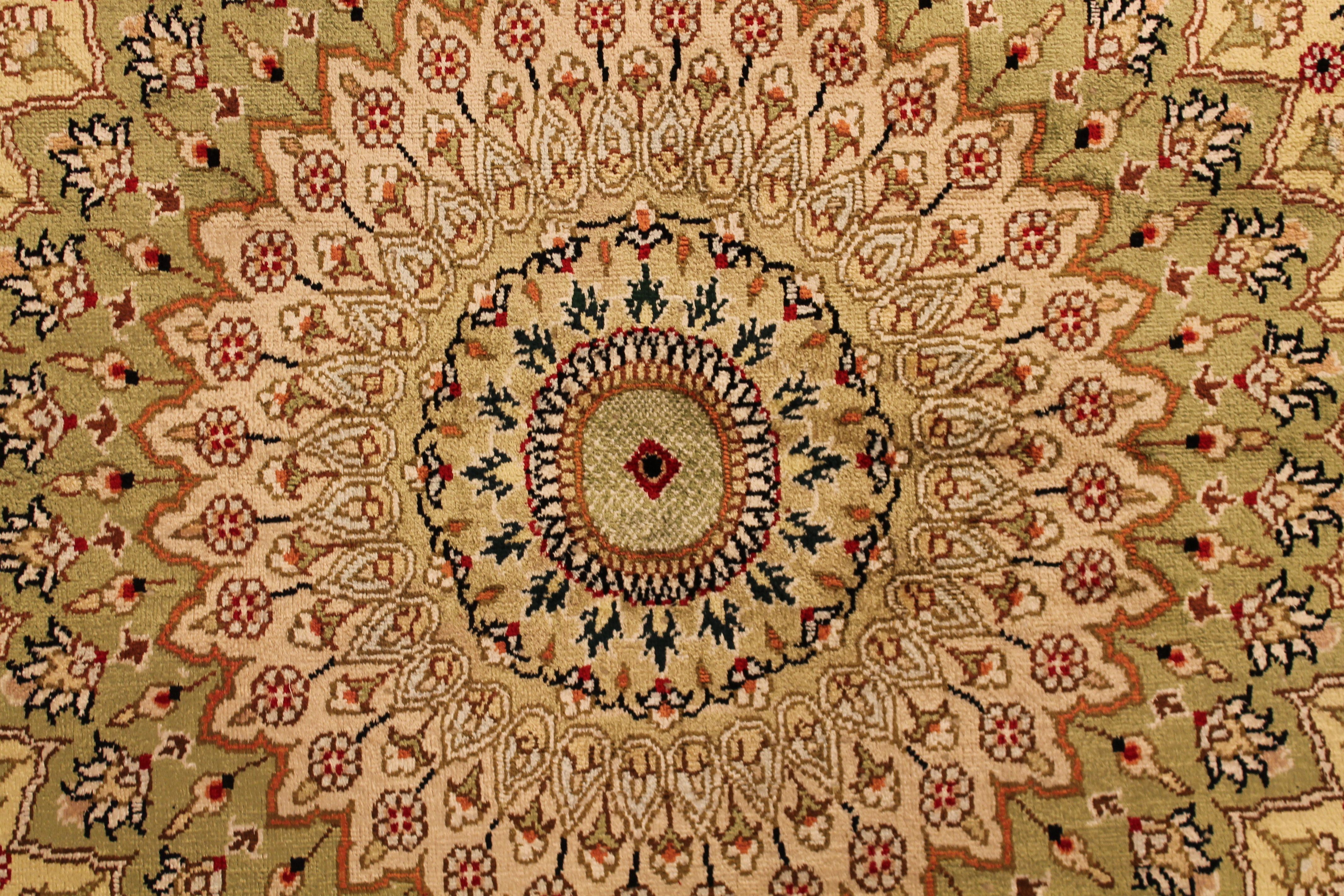 Silk Kashmiri carpet