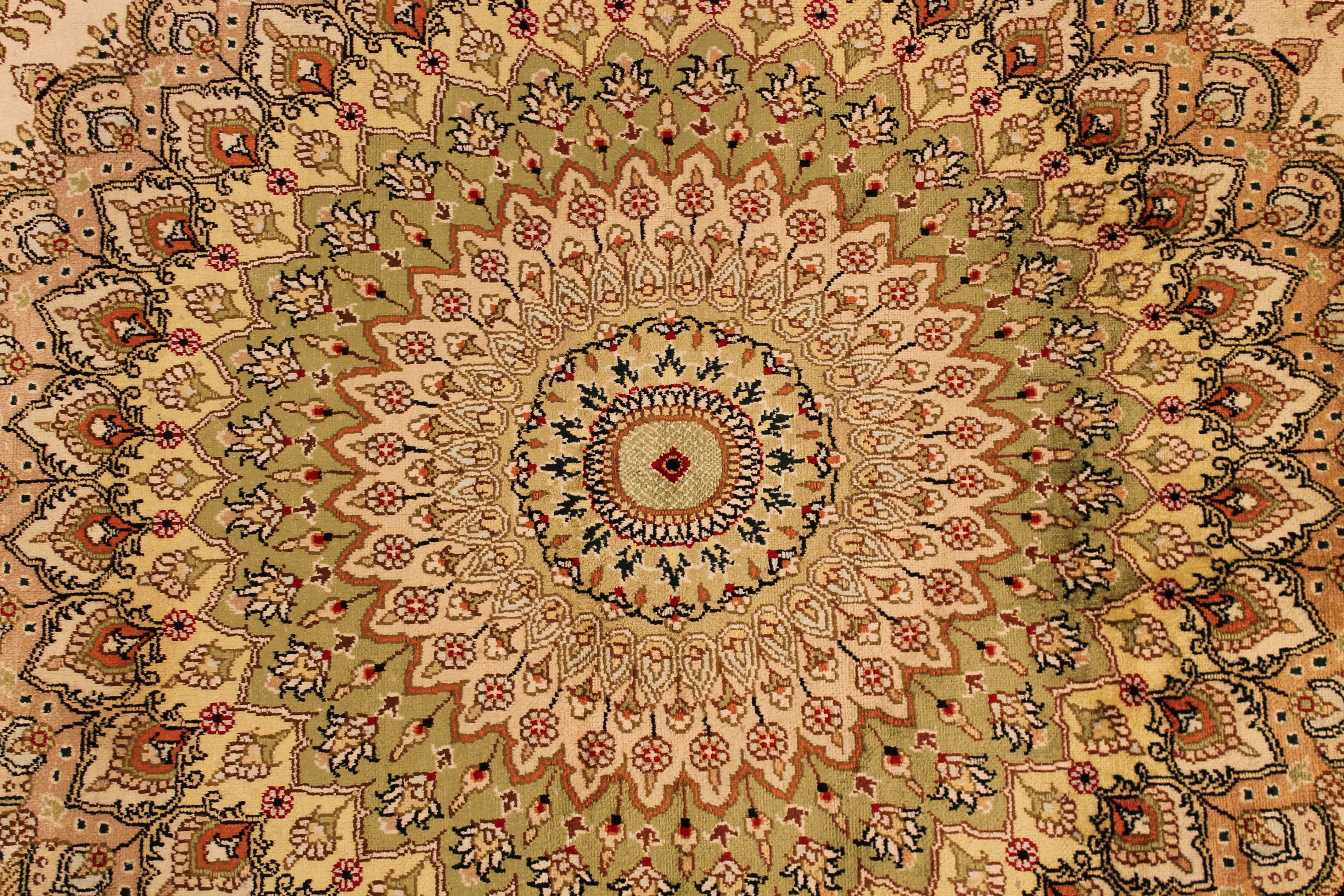 Silk Kashmiri carpet