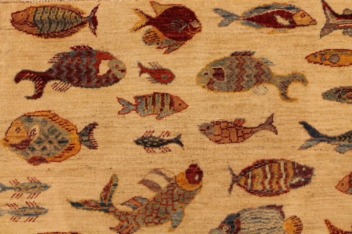 Aqua-Fish rug