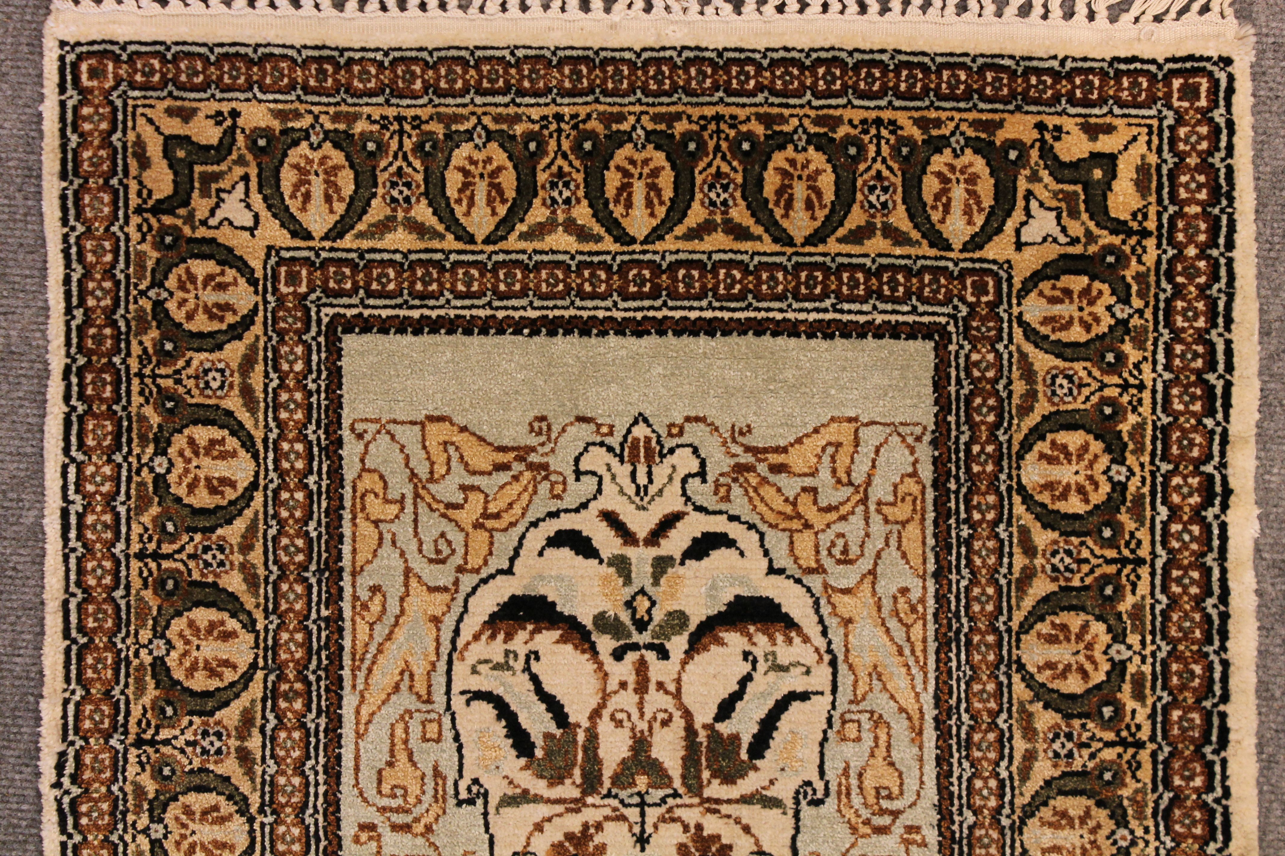 Turkish silk rug