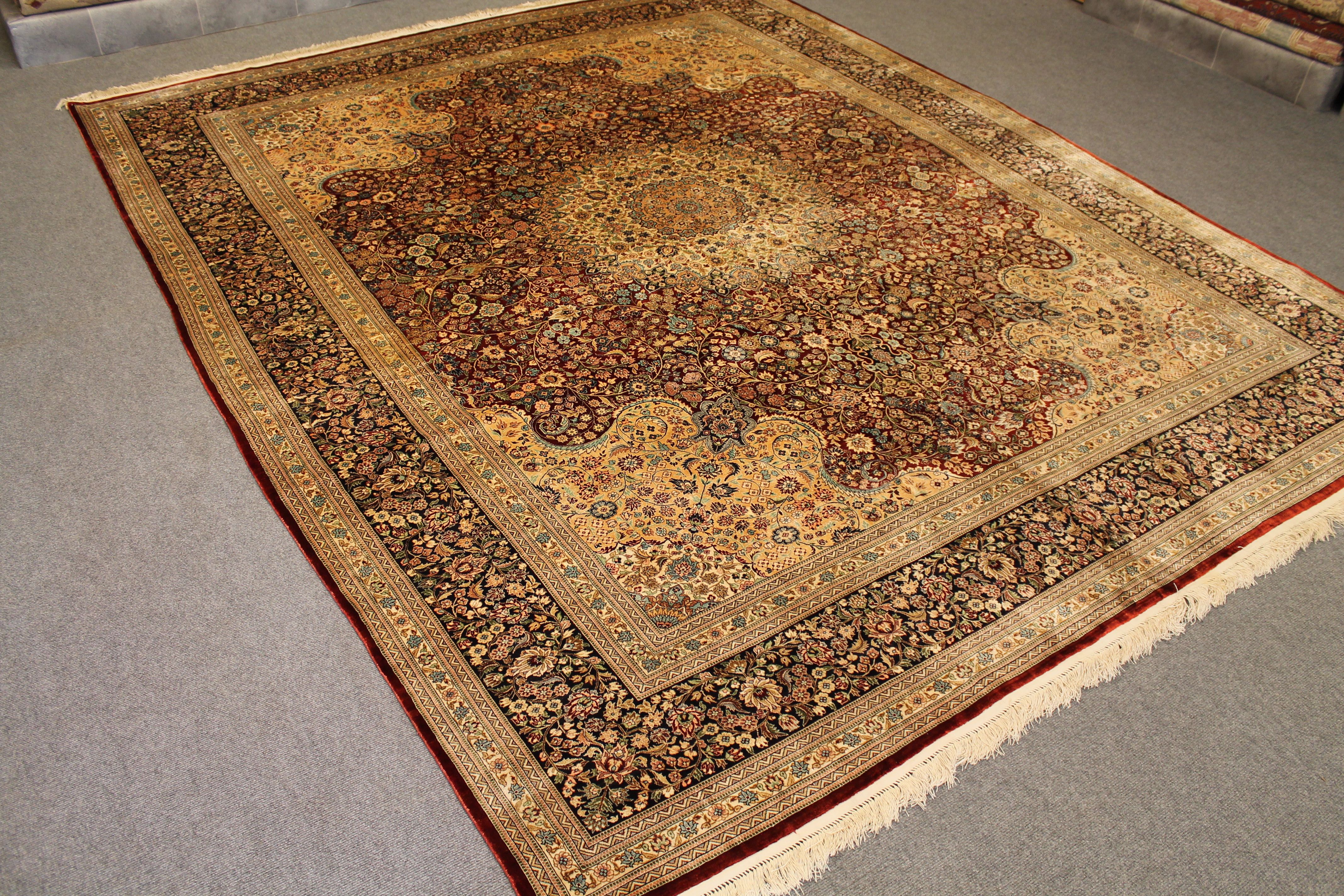 Silk Qom carpet