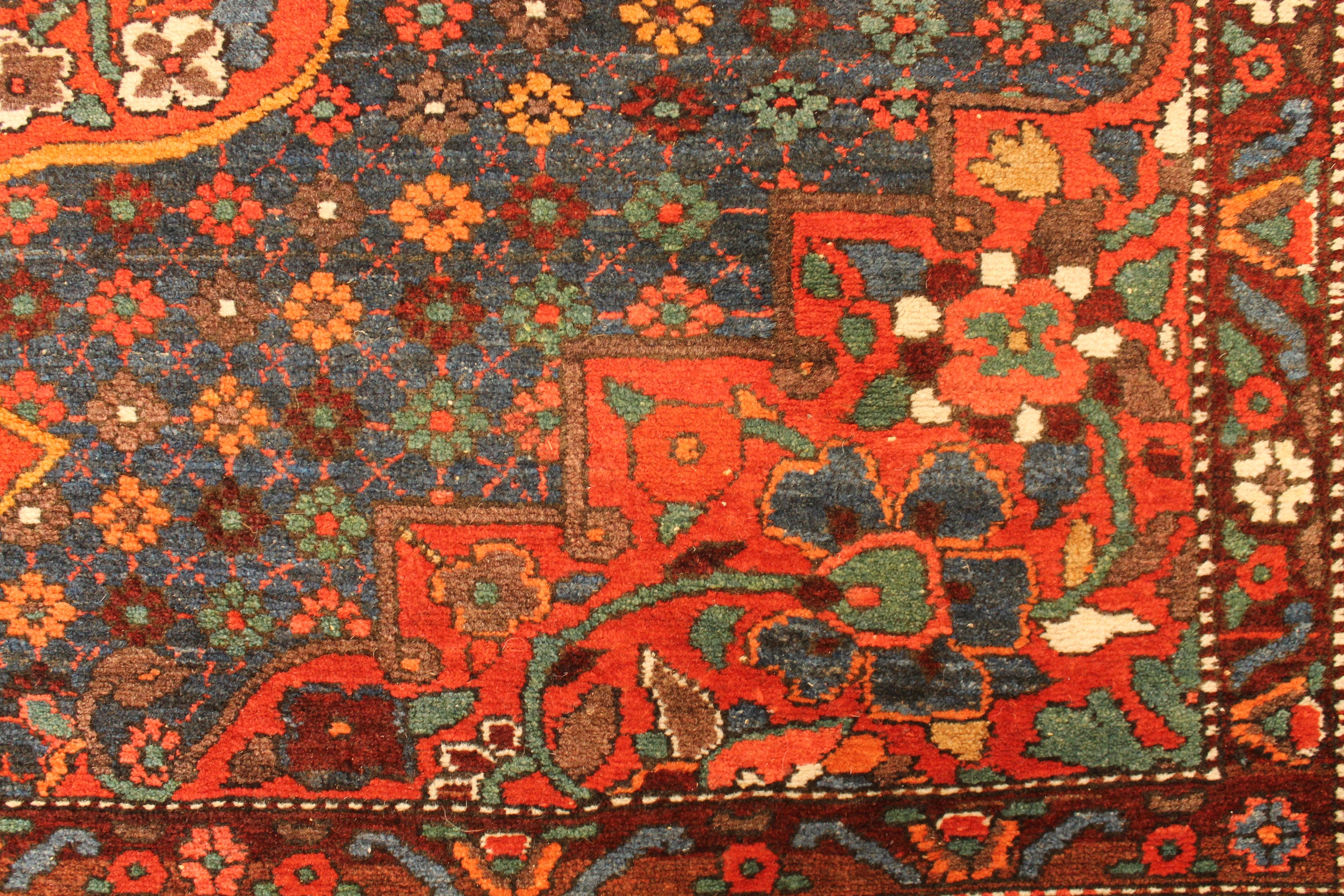Antique Tribal Bakhtiari carpet