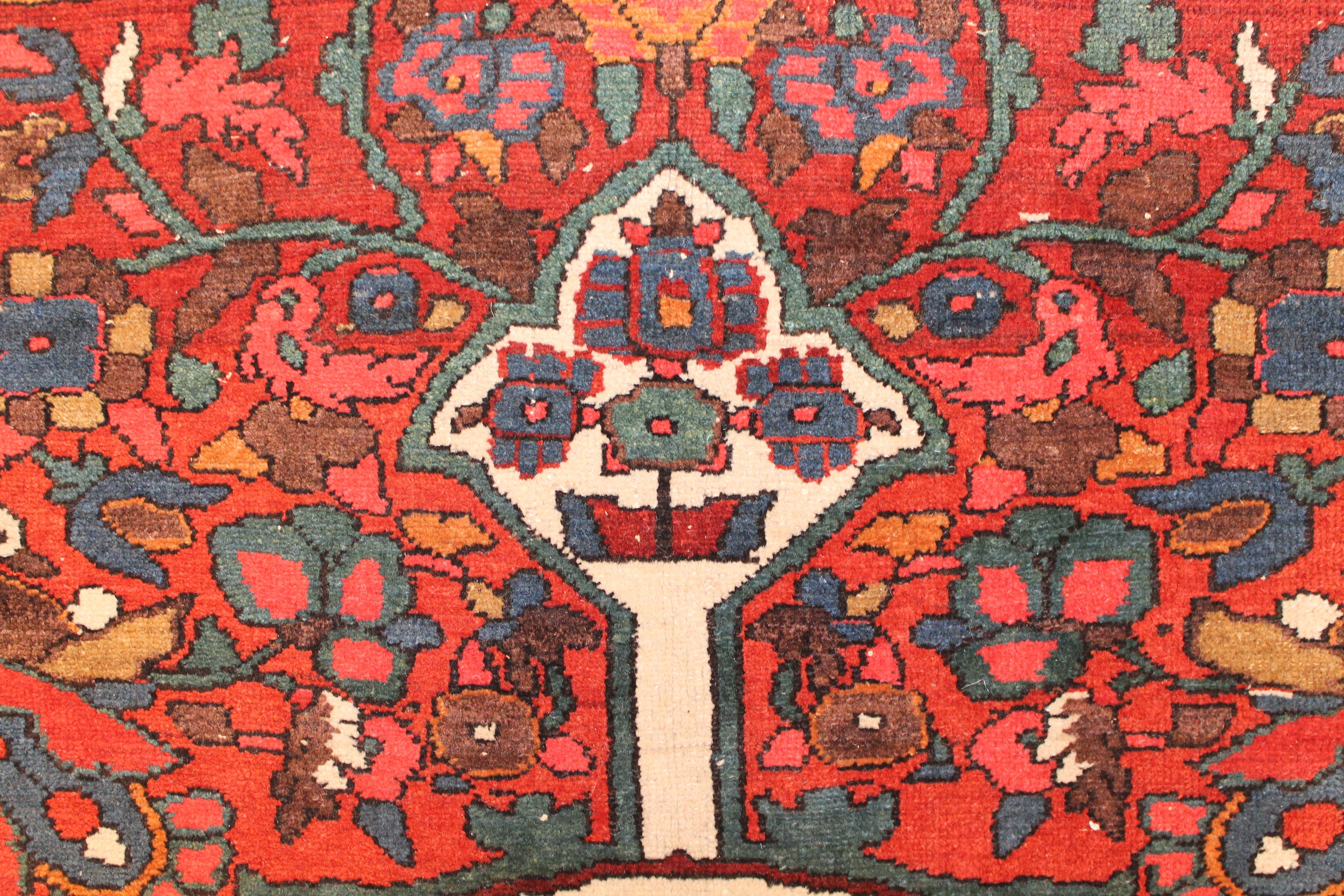 Antique Tribal Bakhtiari carpet