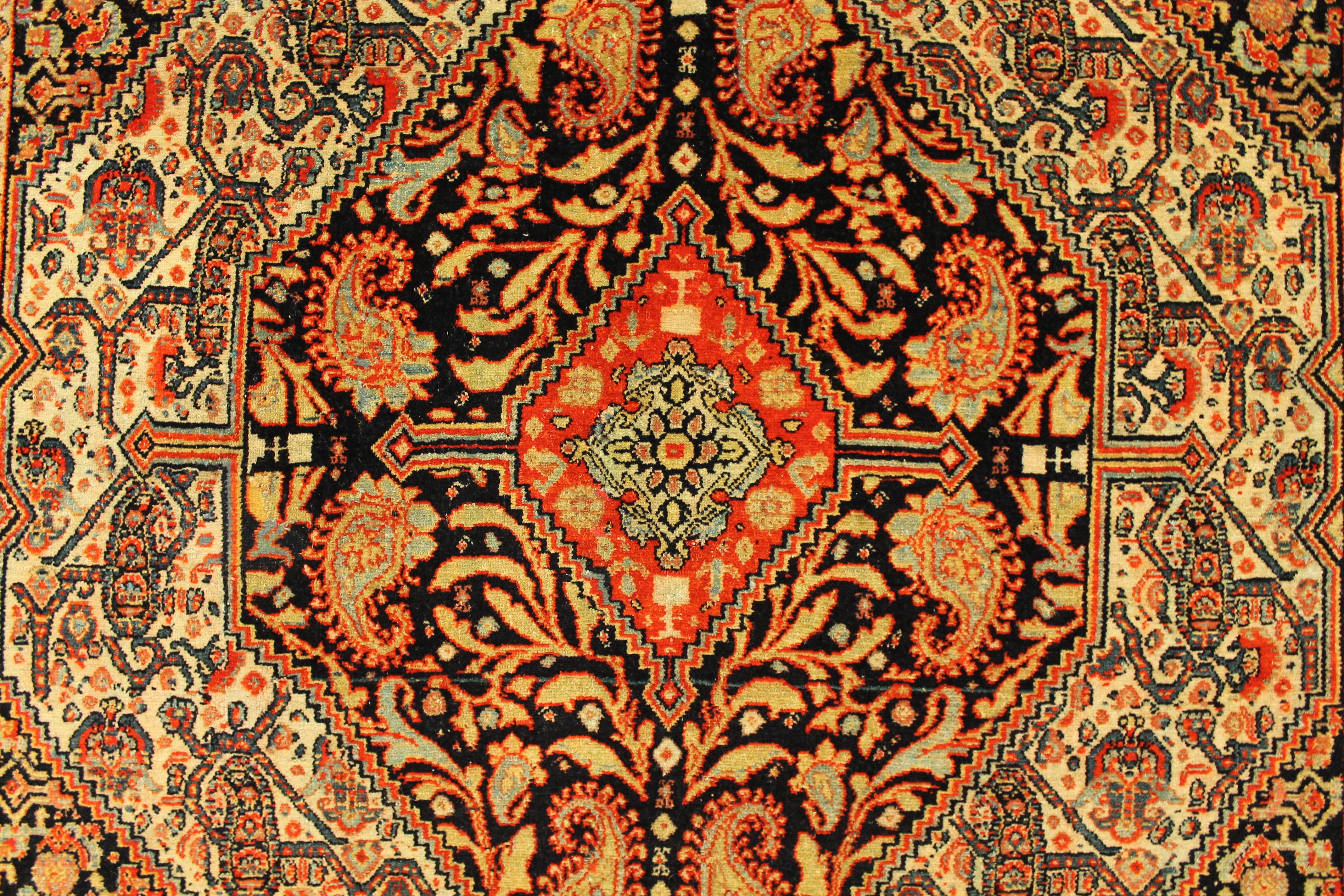 Antique Senneh rug