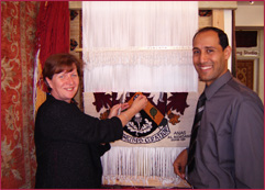 Councillor Melanie Odell at The Oriental Rug Gallery Ltd.jpg Councillor Melanie Odell at The Oriental Rug Gallery Ltd.jpg
