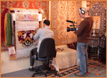Filming Anas at The Oriental Rug Gallery Ltd GU27 1HS.jpg Filming Anas at The Oriental Rug Gallery Ltd GU27 1HS.jpg