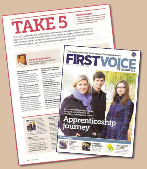 FSB First Voice article for The Oriental Rug Gallery Ltd.jpg FSB First Voice article for The Oriental Rug Gallery Ltd.jpg