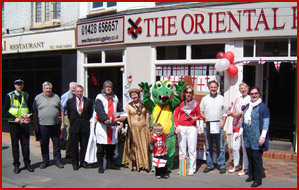 St George's Day 2010 at The Oriental Rug Gallery Ltd, Wey Hill Haslemere.jpg St George's Day 2010 at The Oriental Rug Gallery Ltd, Wey Hill Haslemere.jpg