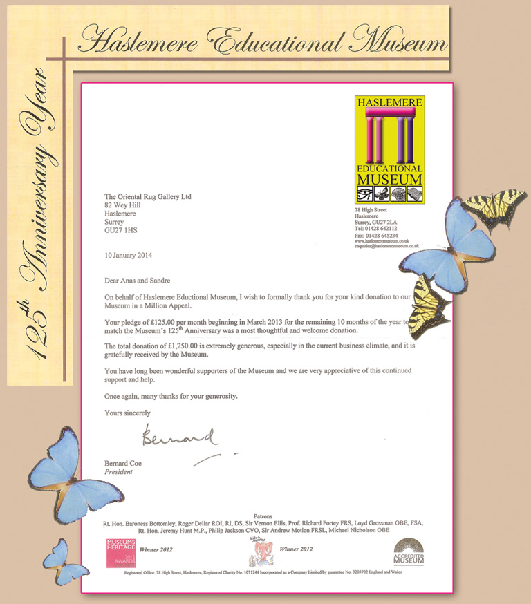 The Oriental Rug Gallery Ltd supports Museum In A Million Endowment Fund.jpg The Oriental Rug Gallery Ltd supports Museum In A Million Endowment Fund.jpg