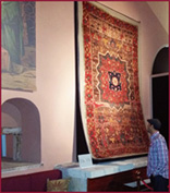 The Oriental Rug Gallery Ltd viewing rare pieces at Hali Muzesi in Turkey.jpg The Oriental Rug Gallery Ltd viewing rare pieces at Hali Muzesi in Turkey.jpg