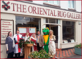 The Oriental Rug Gallery Ltd with Haslemere Royal Society of St George 2014a.jpg