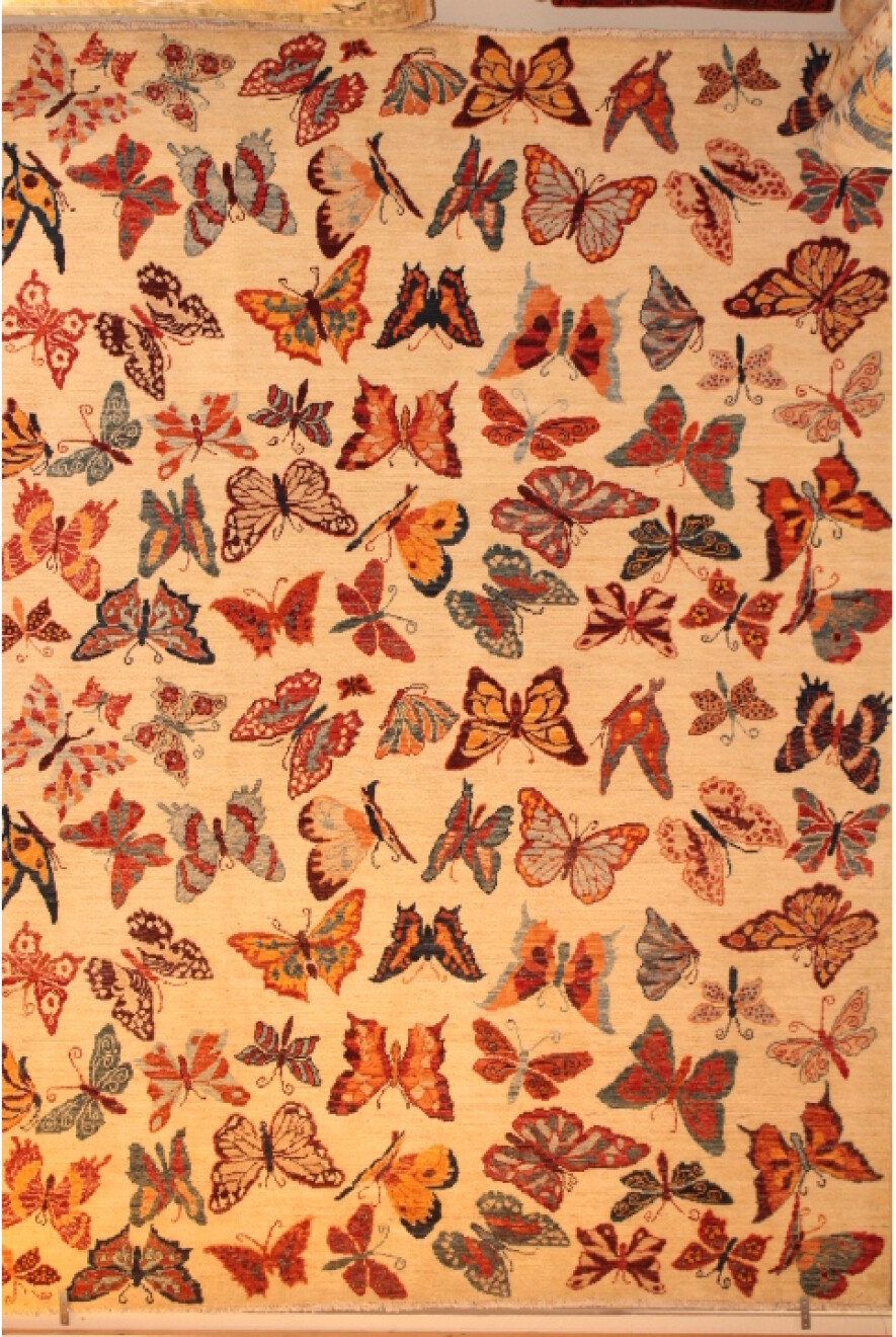 Butterflys Bouquet Rug21